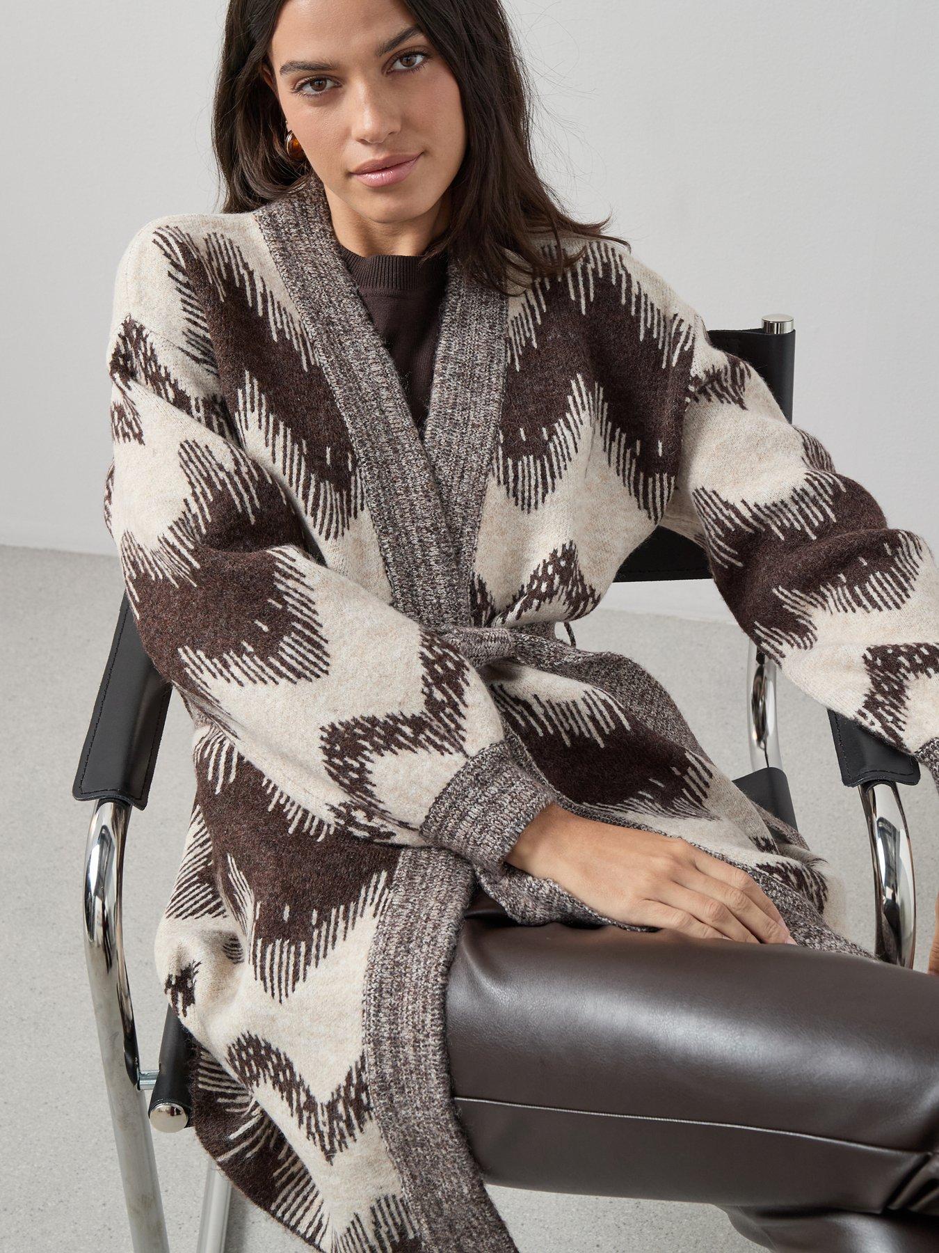 the-very-collection-abstract-jacquard-wrap-cardigan-chocolateoutfit