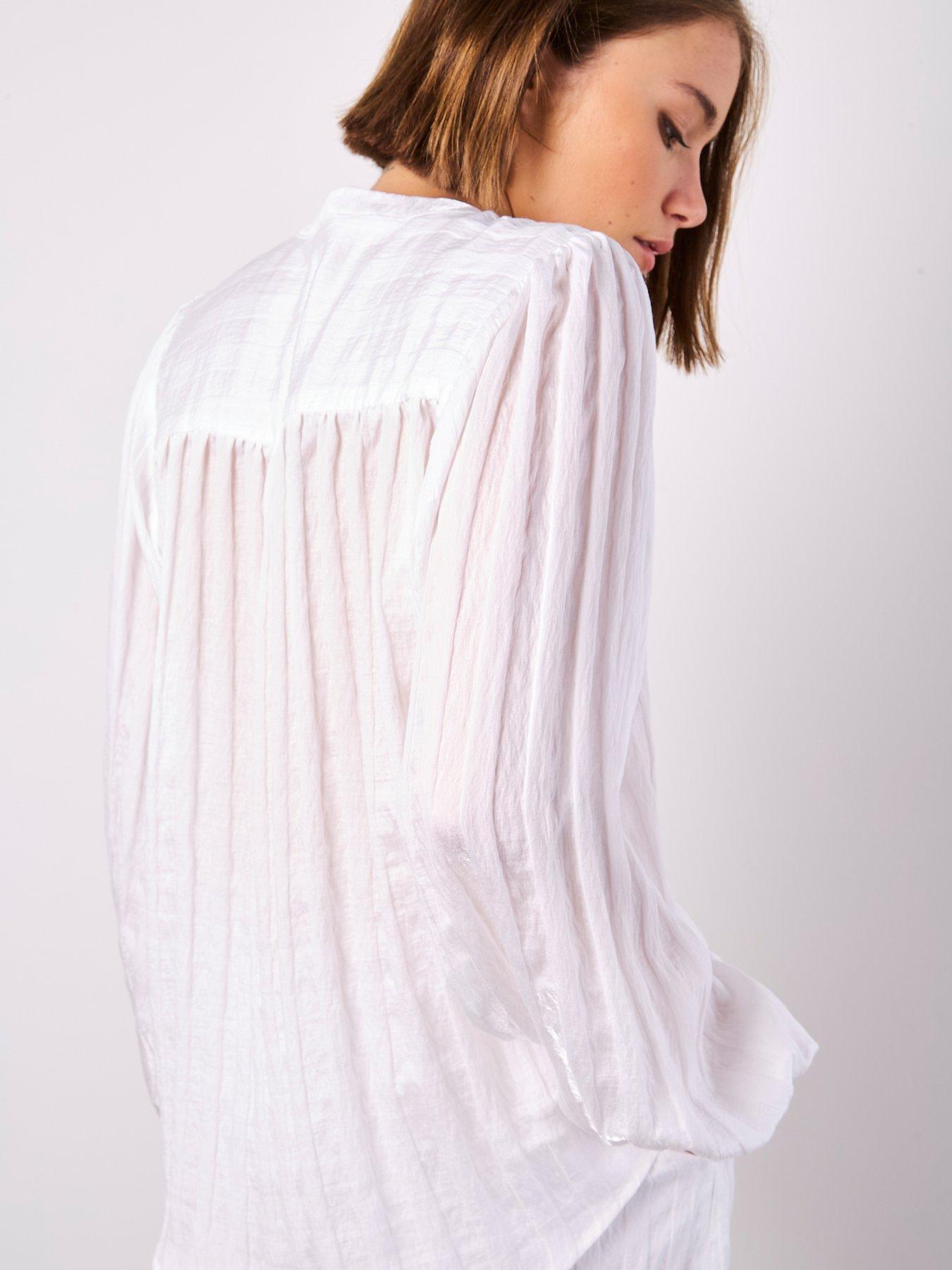 apricot-apricot-grandad-collar-self-stripe-shirtstillFront