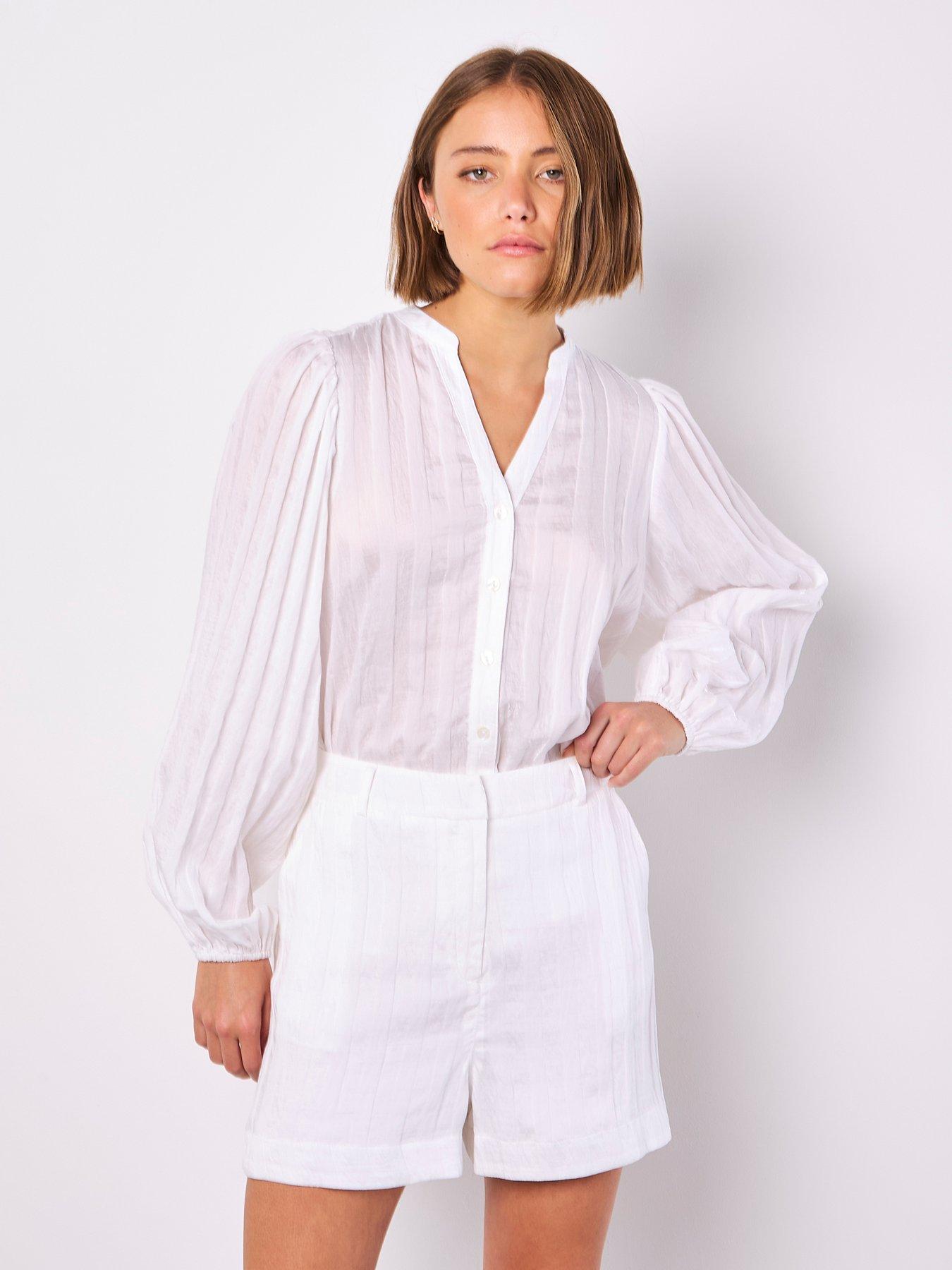 apricot-apricot-self-stripe-lined-easy-shortsoutfit