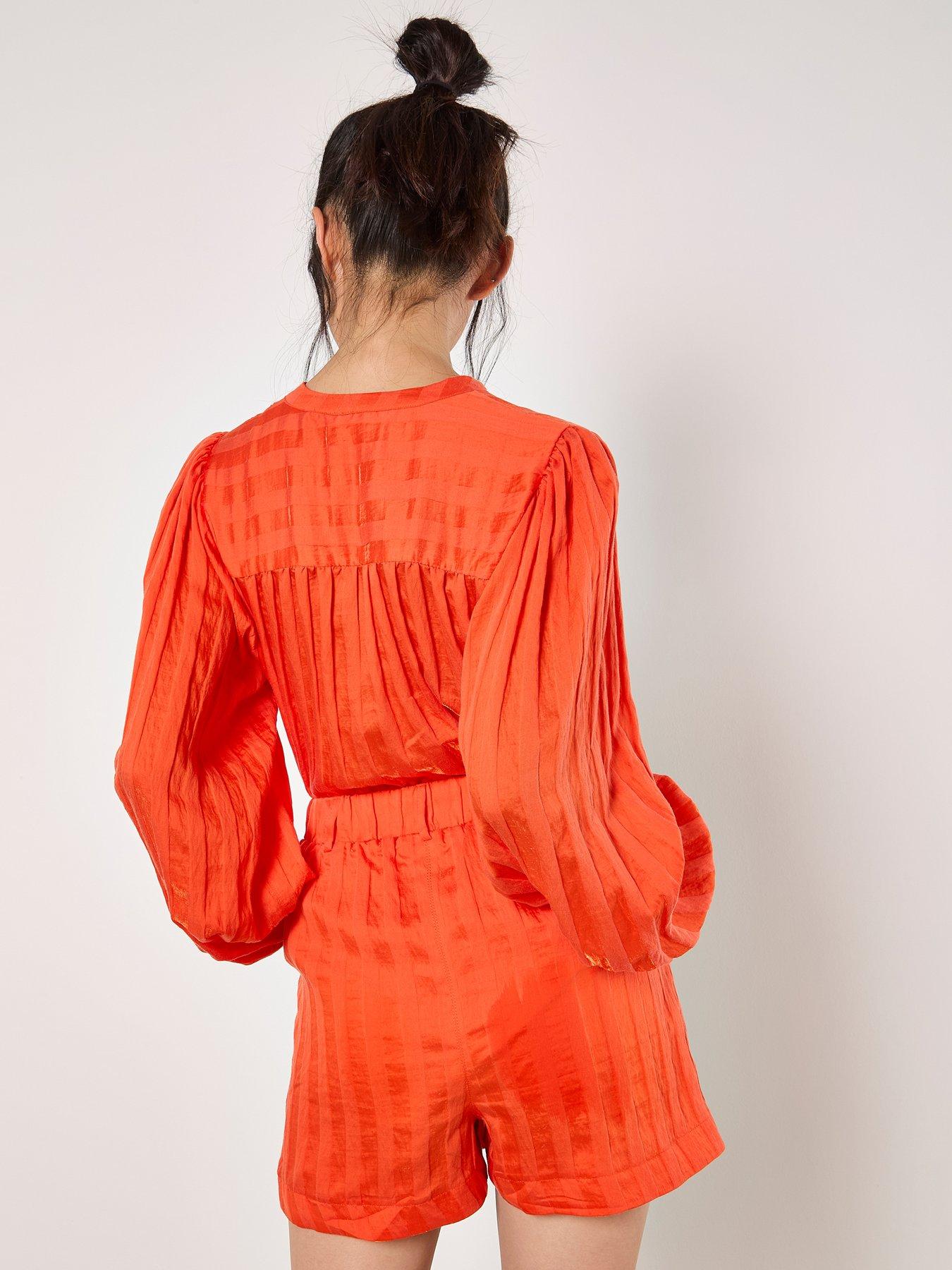 apricot-apricot-self-stripe-lined-easy-shortsstillFront