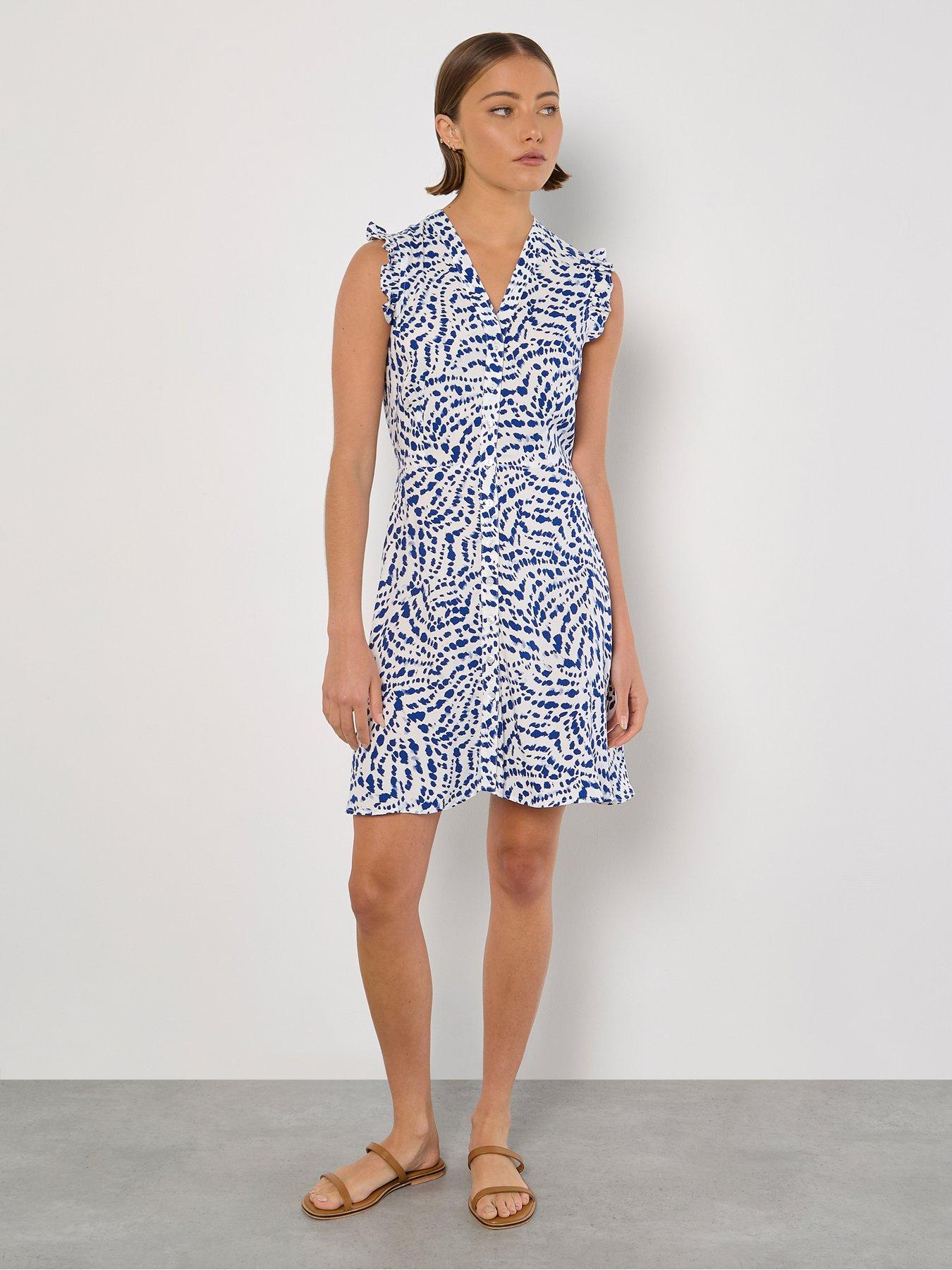 apricot-apricot-button-through-frill-slv-dressback