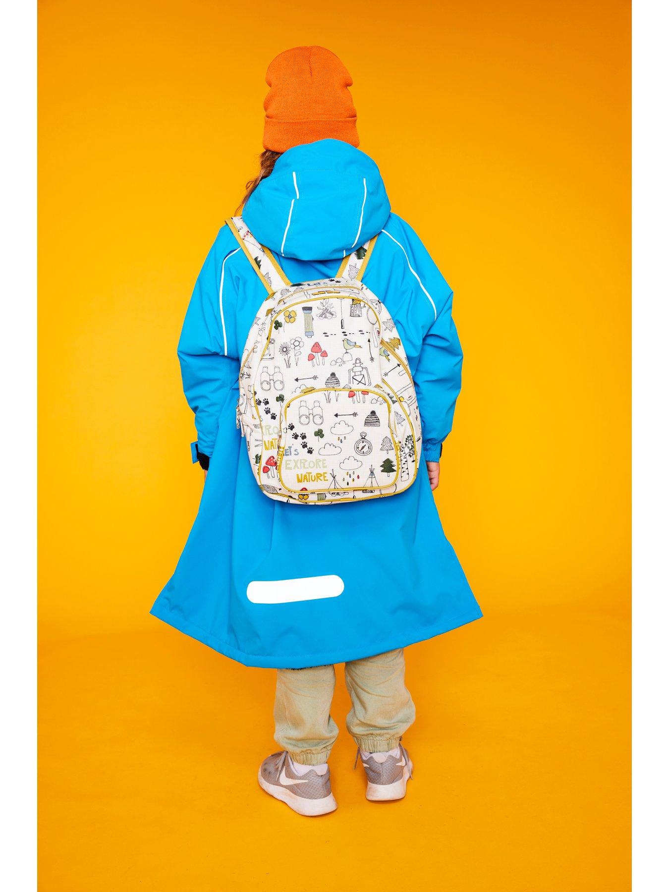 red-equipment-kids-pro-waterproof-changing-robe-bluestillFront