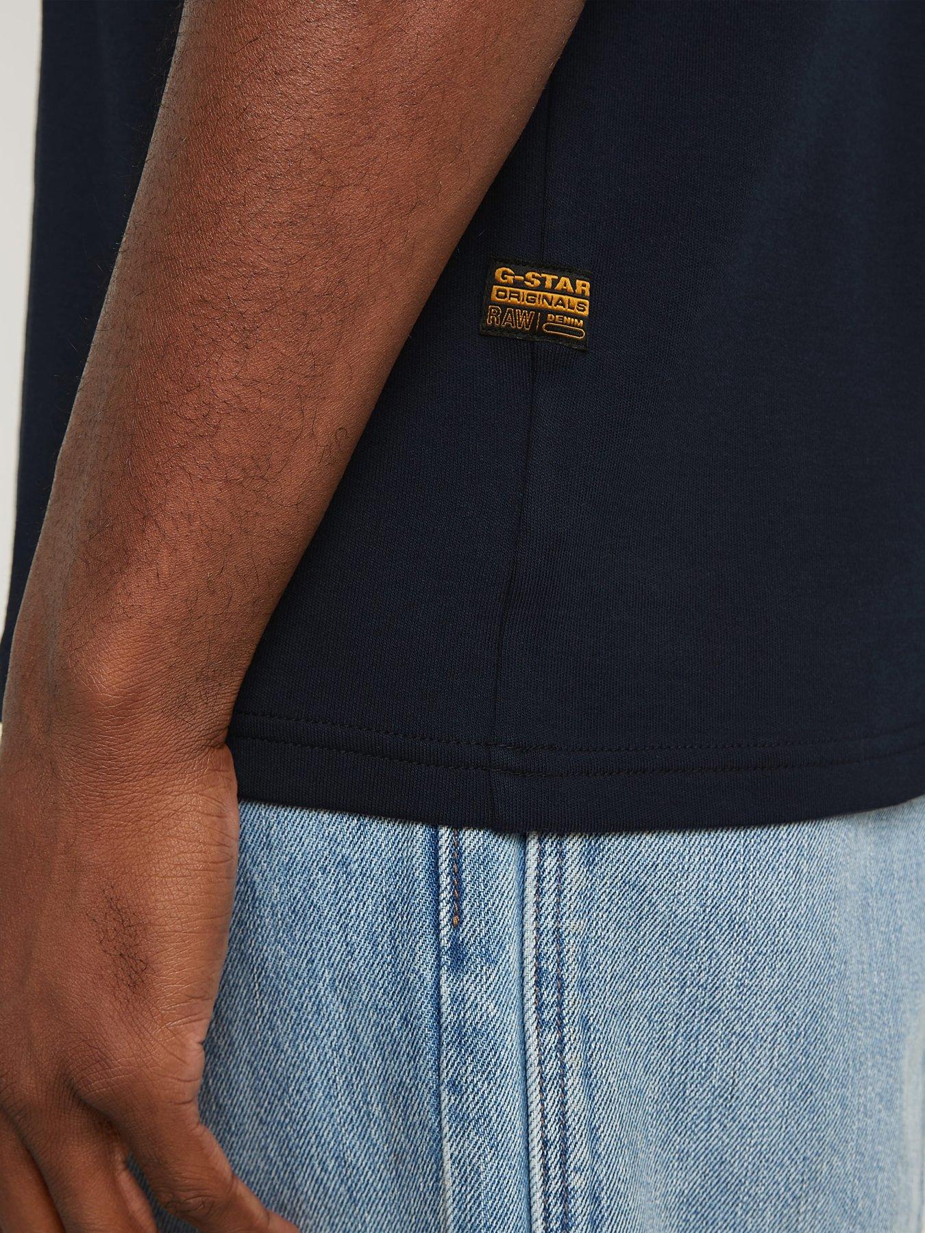 Image 5 of 5 of G-Star RAW G-star Script Relaxed T-shirt -navy