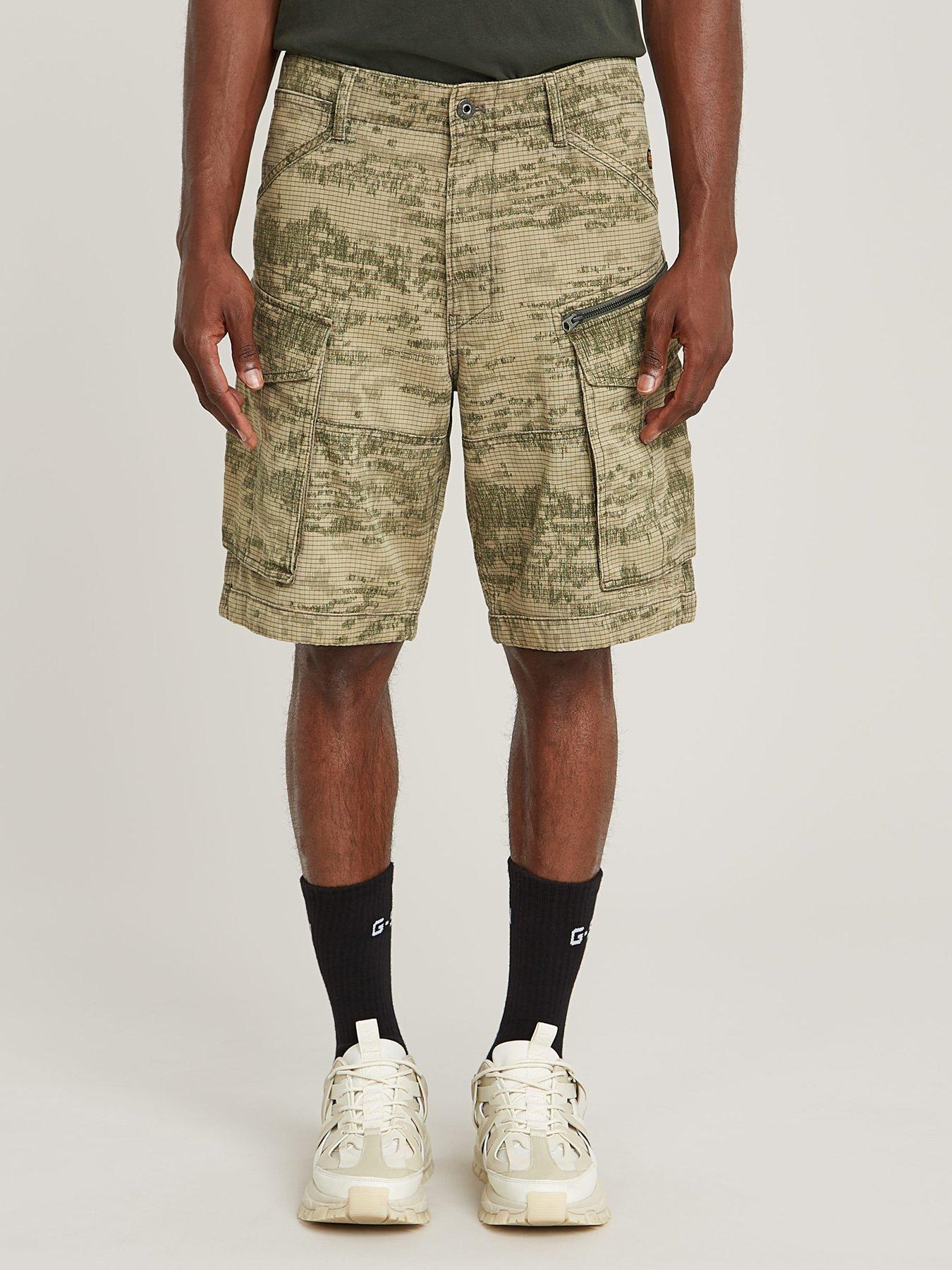 g-star-raw-g-star-camo-print-relaxed-fit-cargo-shorts--khaki