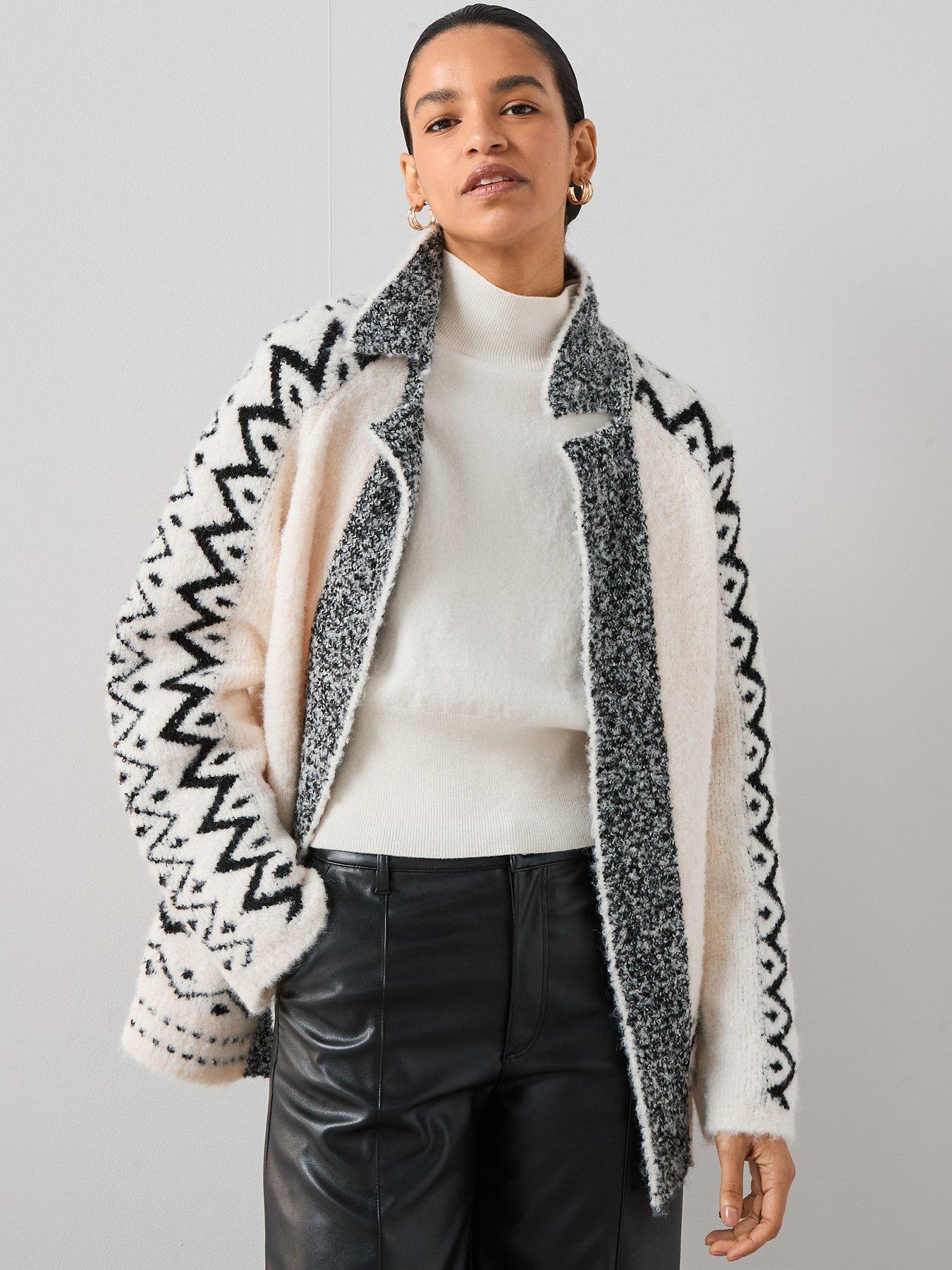 the-very-collection-relaxed-collared-boucle-jacquard-cardigan-with-wool-mono