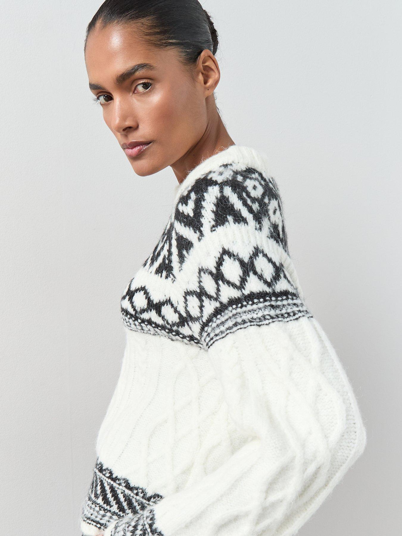 the-very-collection-crew-neck-fairisle-jumper-with-wool-monooutfit