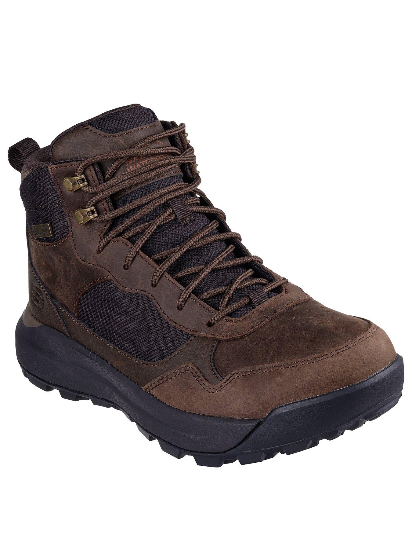 skechers-cambert-mid-waterproof-lace-up-boot--dark-brownstillFront