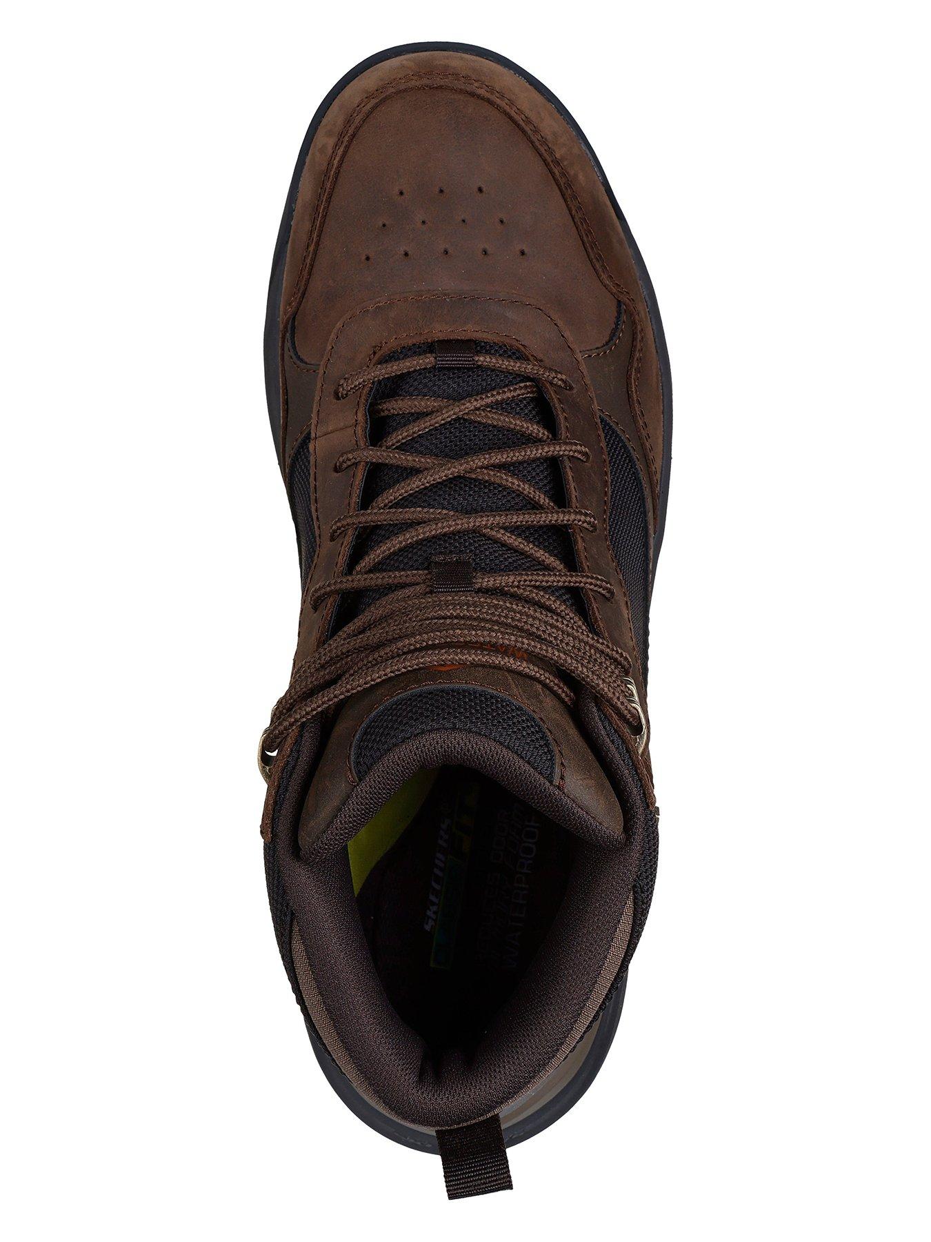 skechers-cambert-mid-waterproof-lace-up-boot--dark-brownoutfit