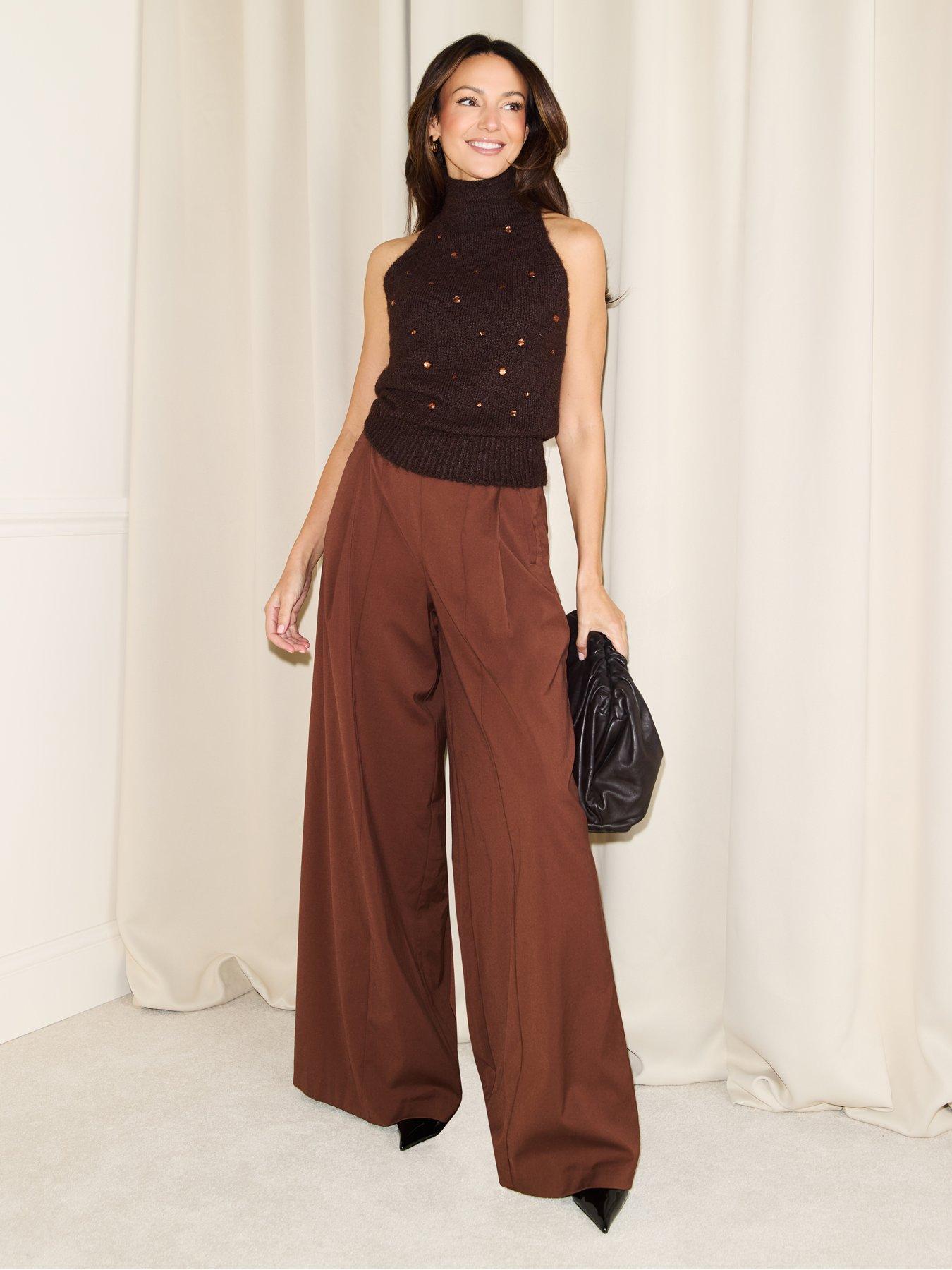 michelle-keegan-drop-bead-wool-blend-knitted-polo-neck-brownback