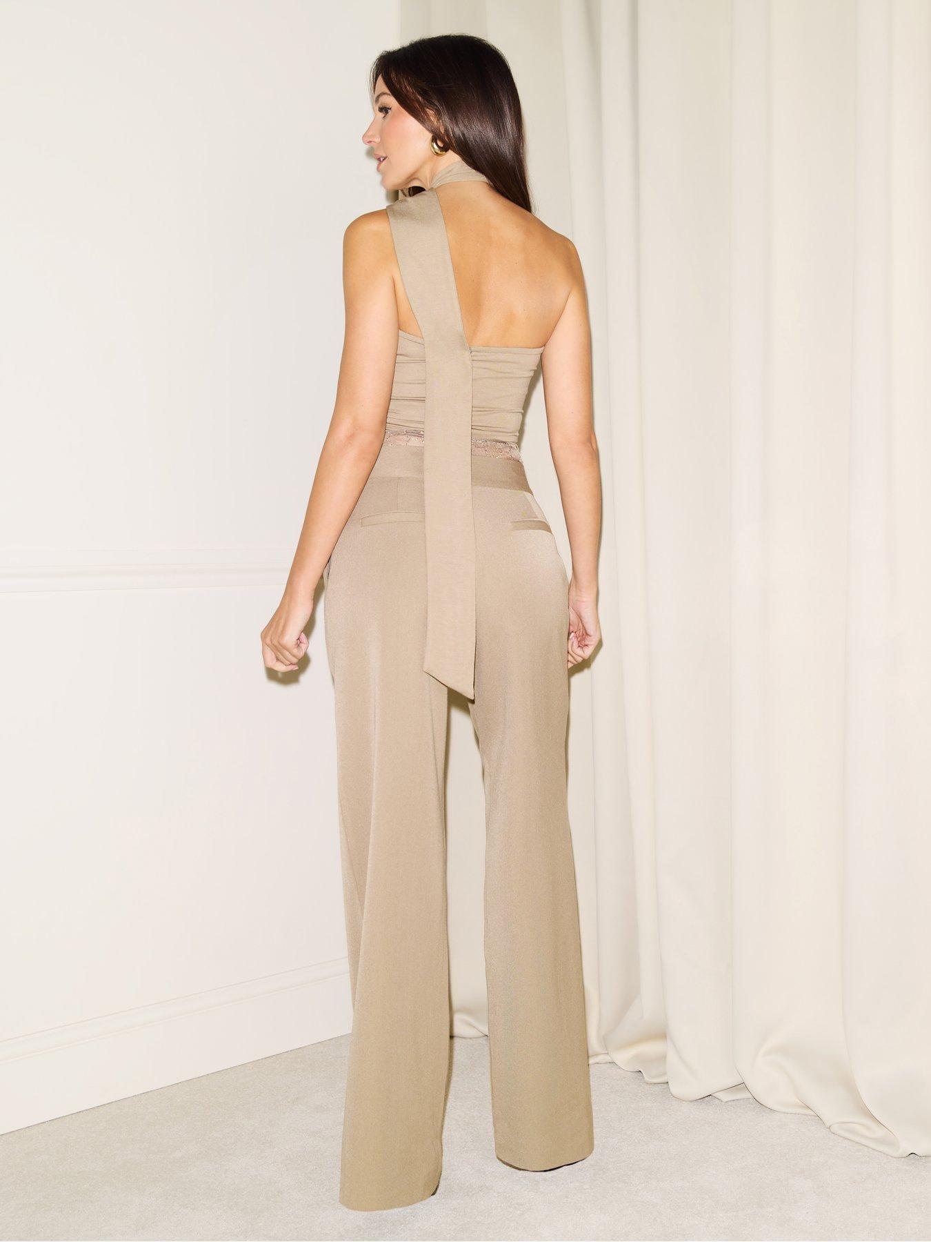 michelle-keegan-scarf-drape-top-brownstillFront