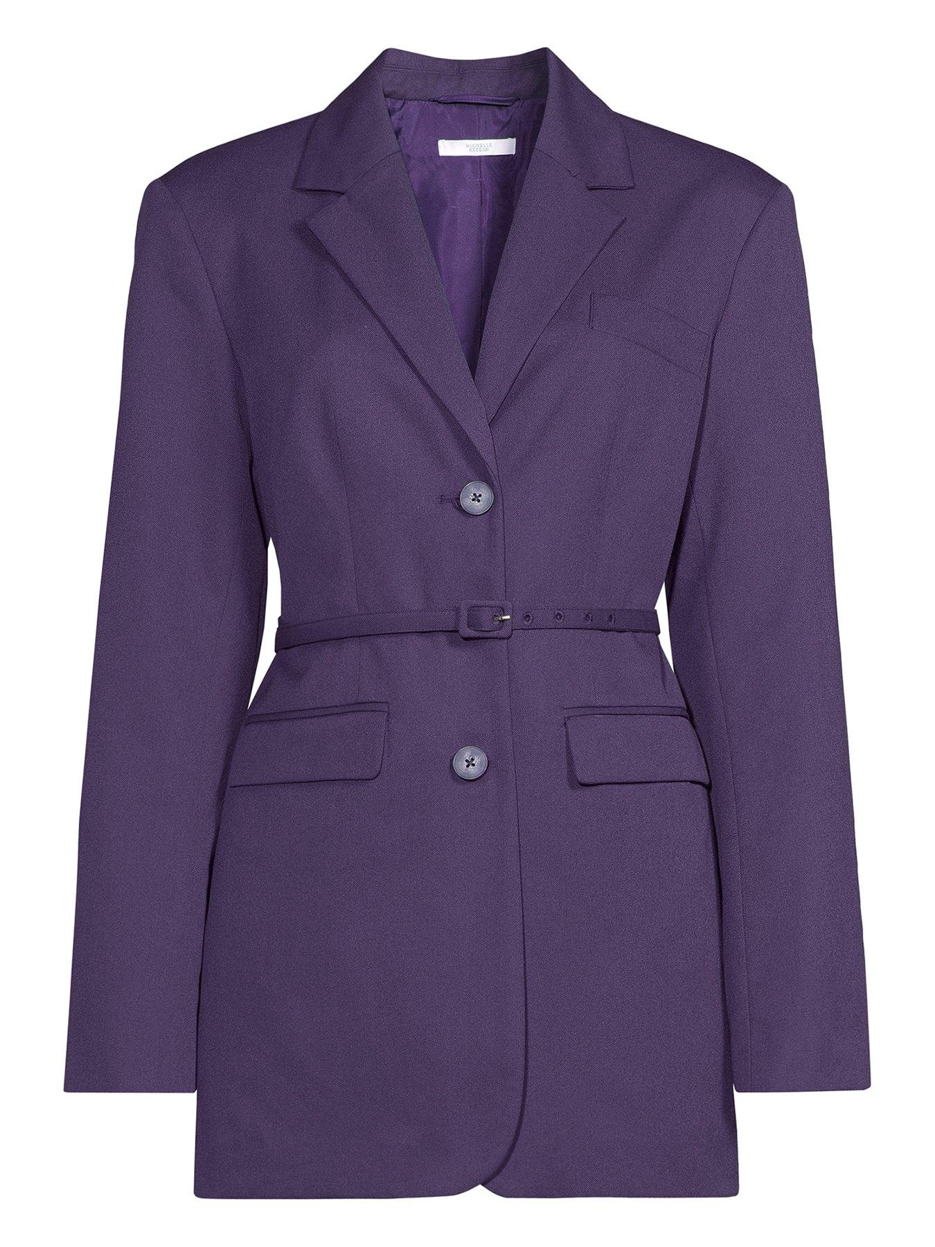 michelle-keegan-cinched-blazer-purpledetail