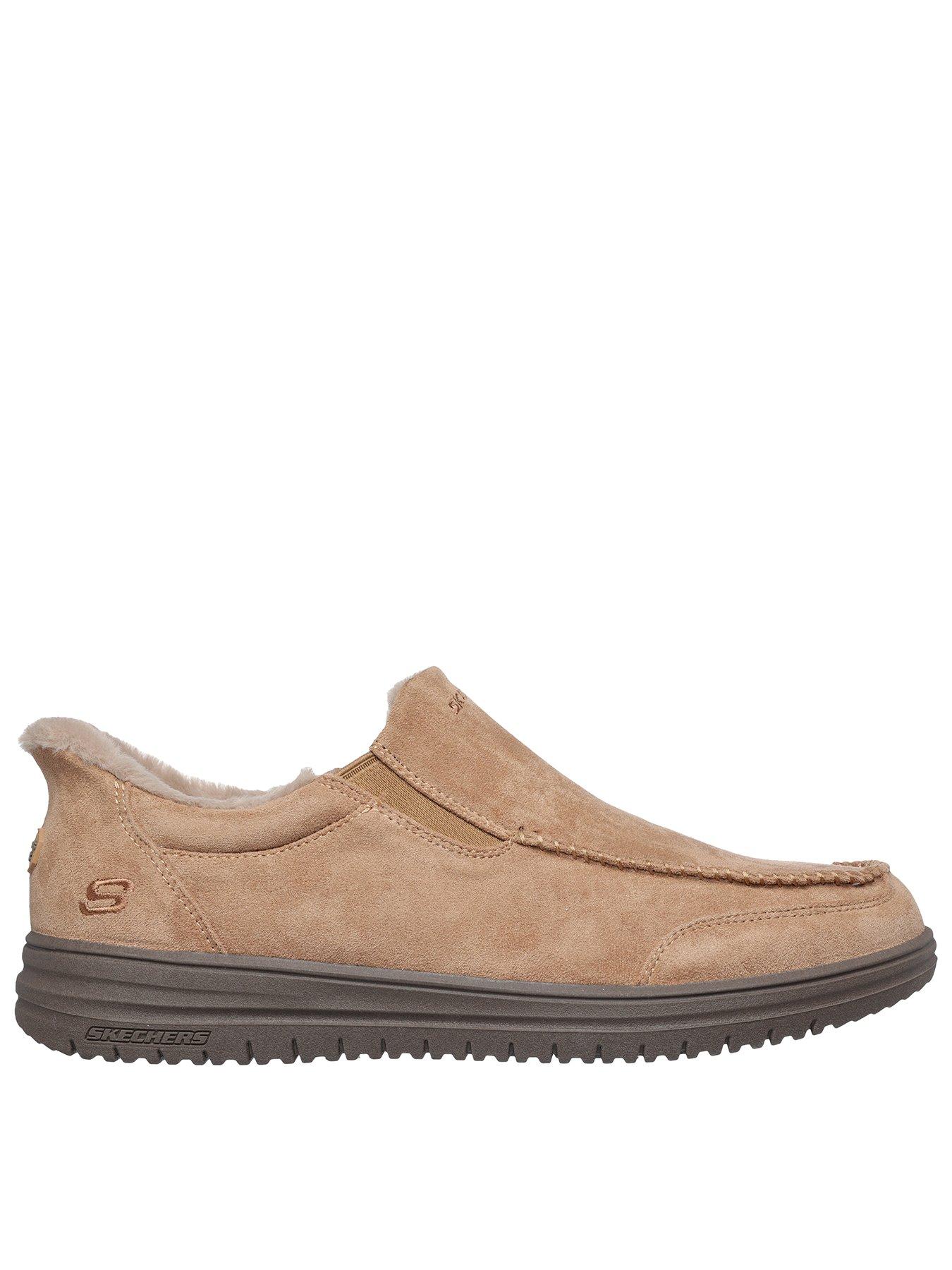 Skechers Murette Slip- Ins Moc Toe Slipper- Beige