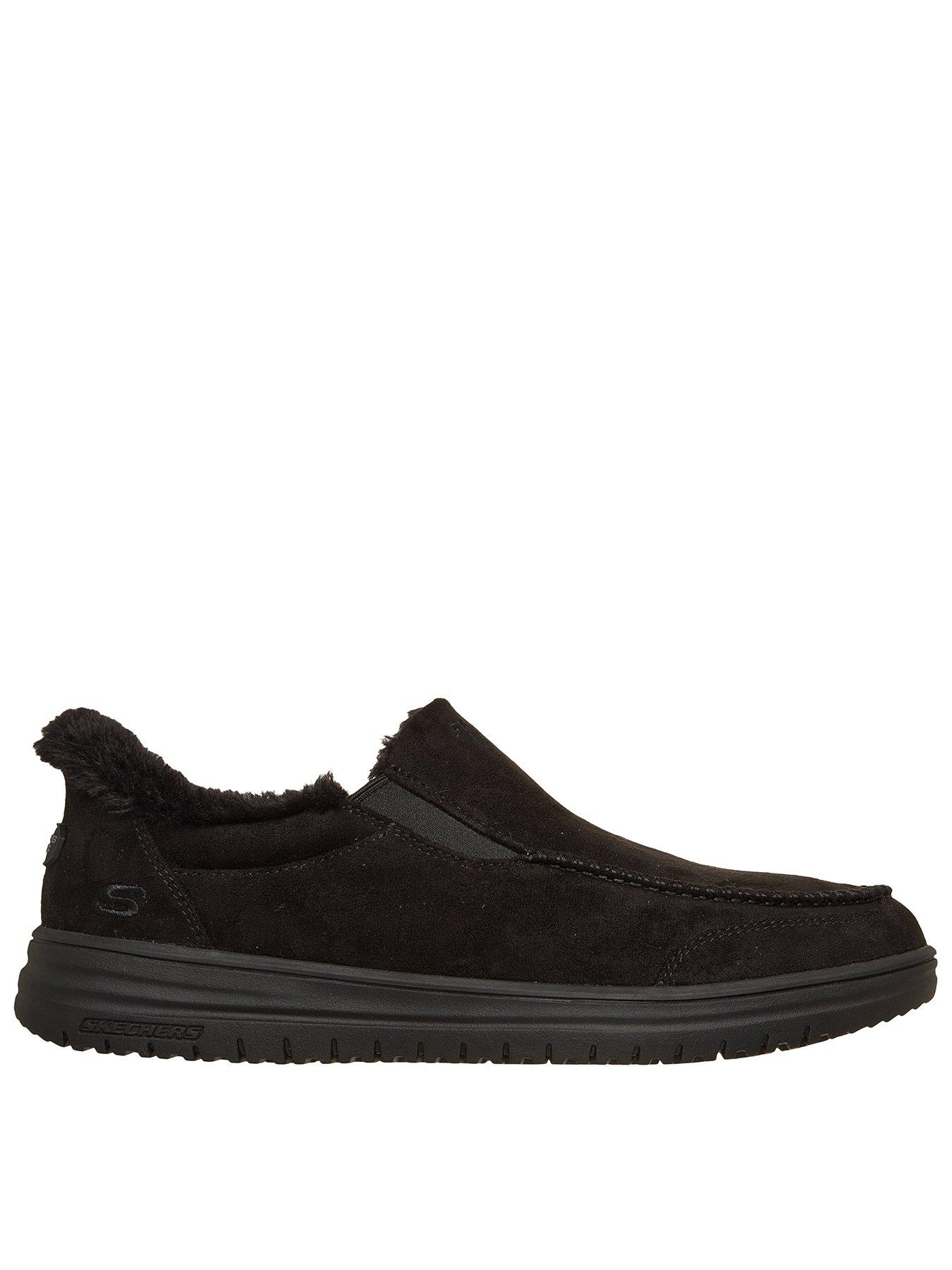Skechers Murette Slip- Ins Moc Toe Slipper- Black