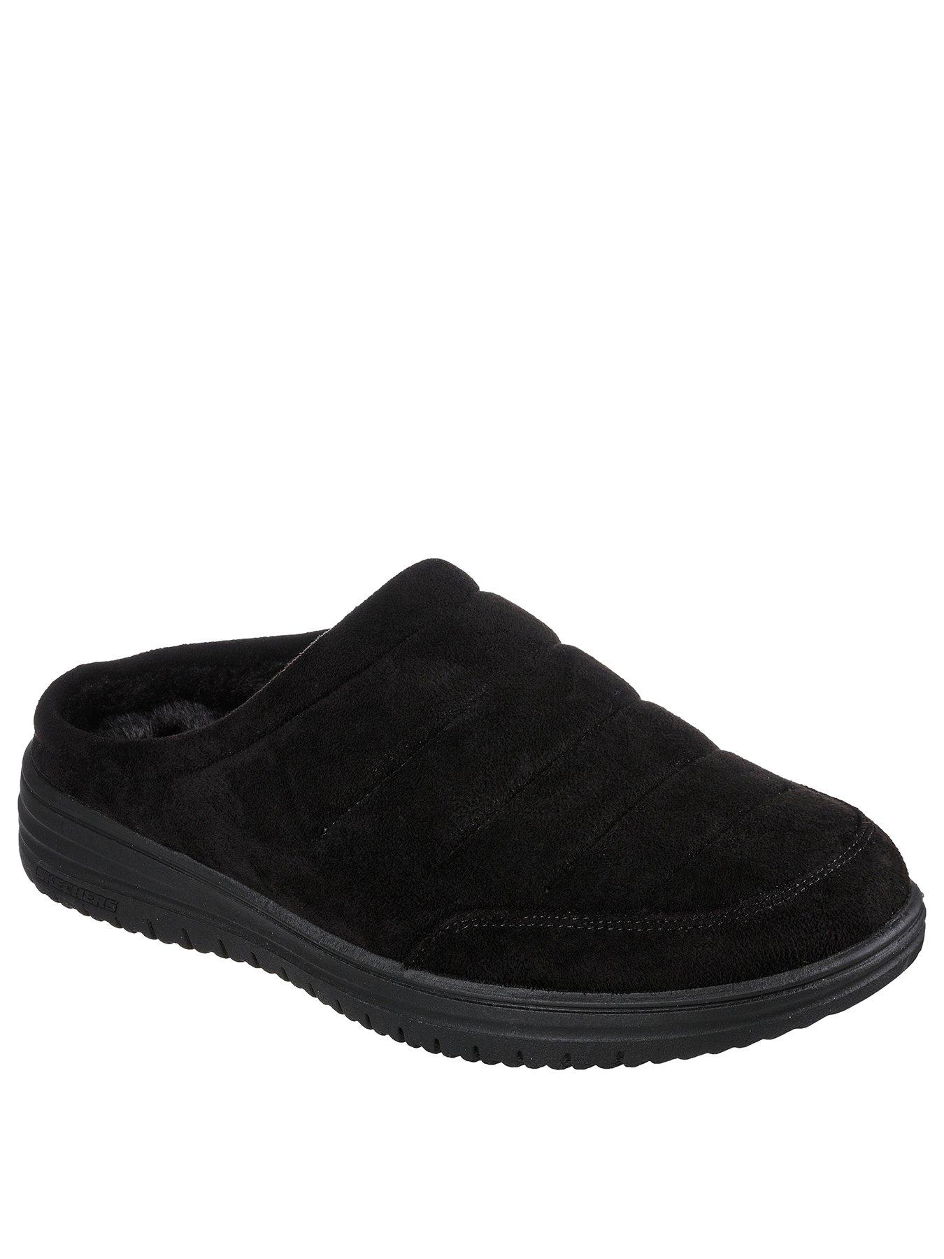 skechers-murette-slip-on-mule-slippers--blackstillFront