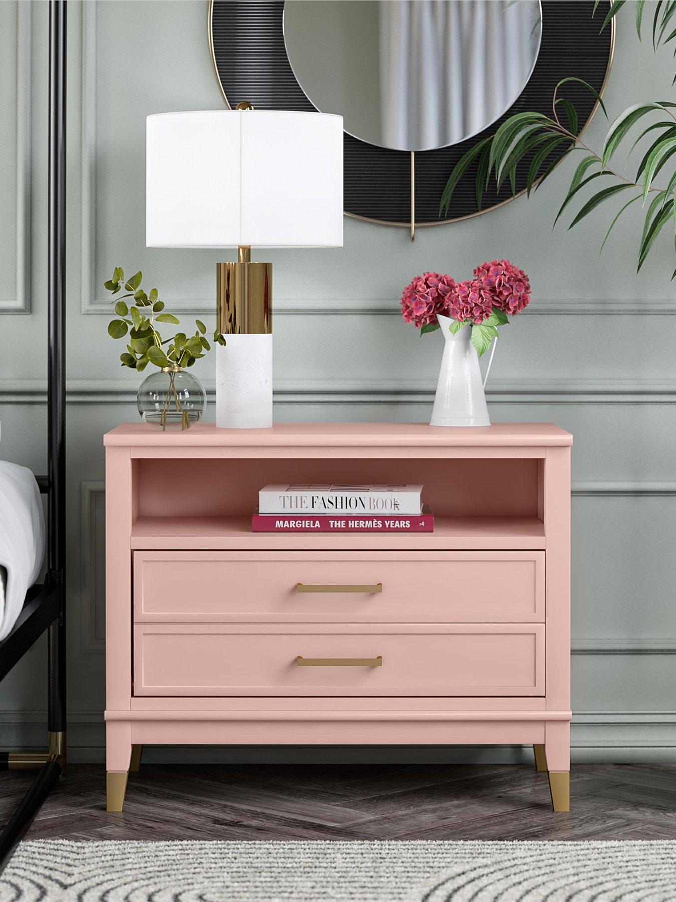 CosmoLiving by Cosmopolitan Westerleigh Wide Side Table / Night Stand