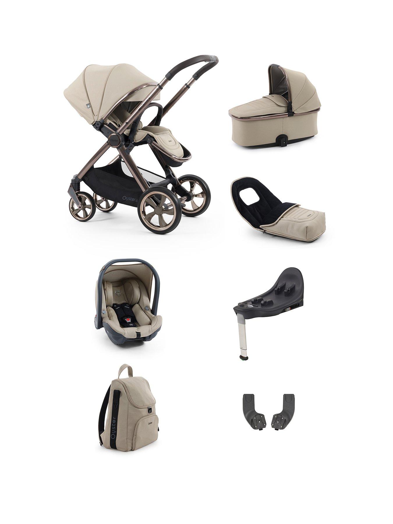 Oyster Oyster 4 Luxury Pushchair Bundle - Buttermilk