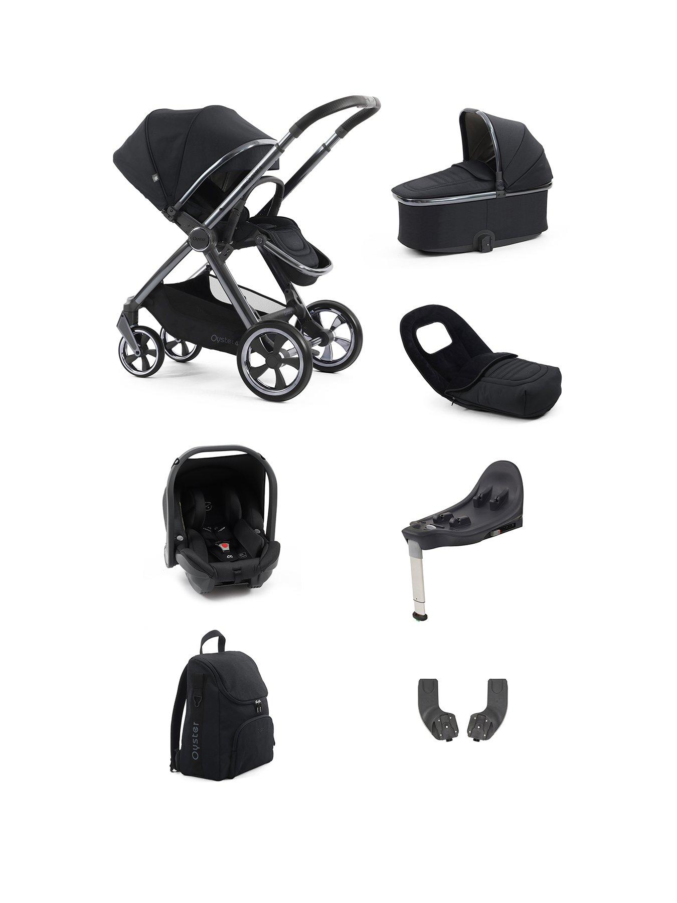 Oyster Oyster 4 Luxury Pushchair Bundle - Carbonite
