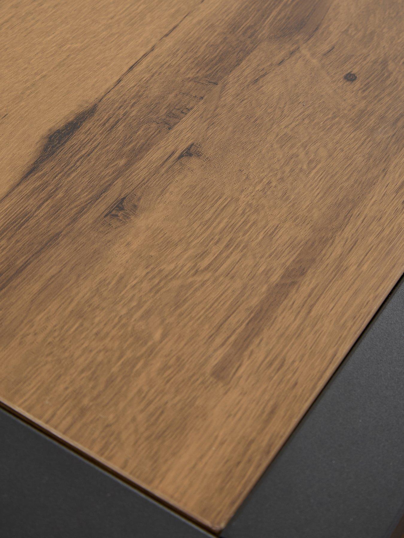 Image 7 of 7 of The Very Collection Harlem Mid Oak Dining Table & 2 Benches - FSC Certified