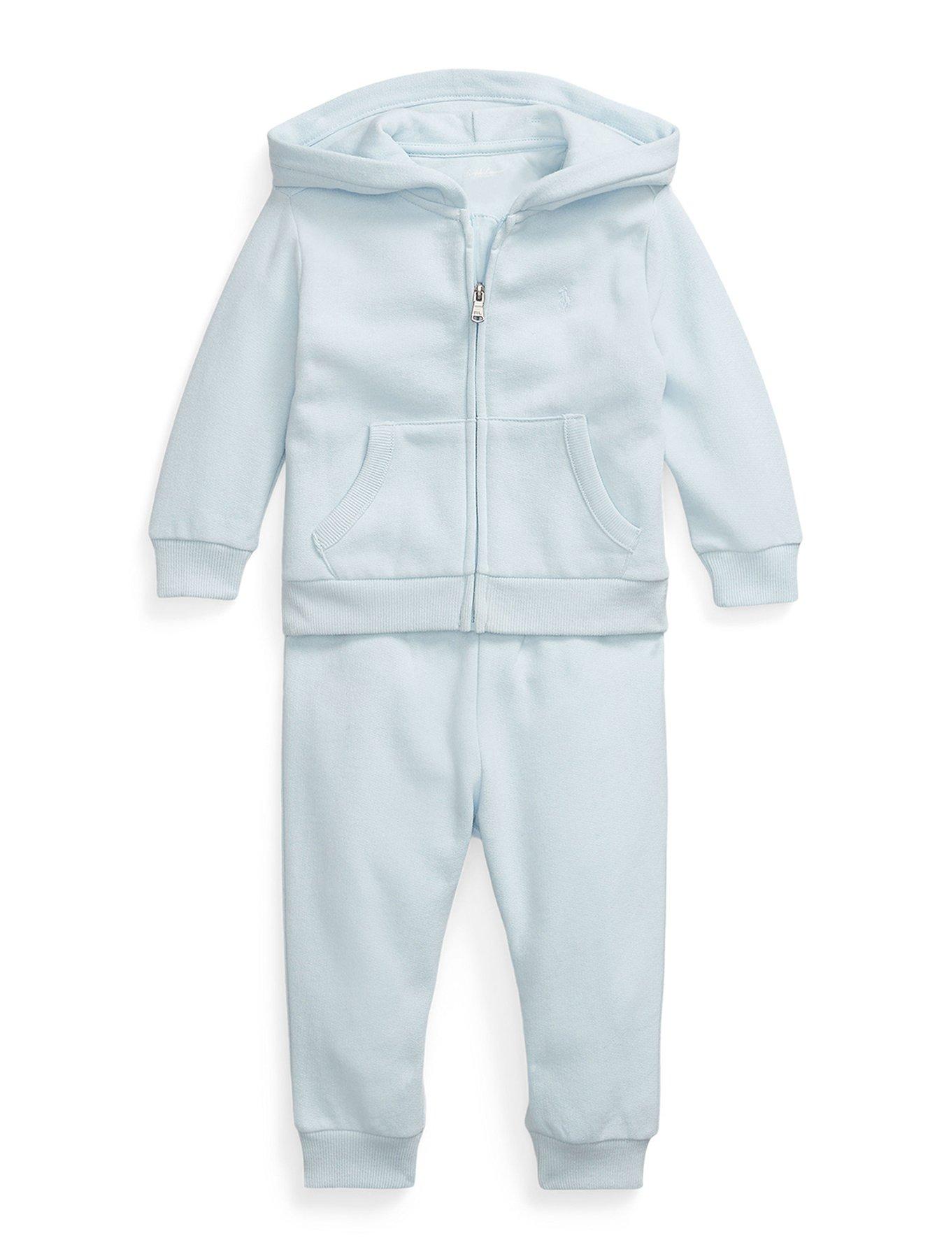 Polo Ralph Lauren Baby Boys Jog Set - Light Blue