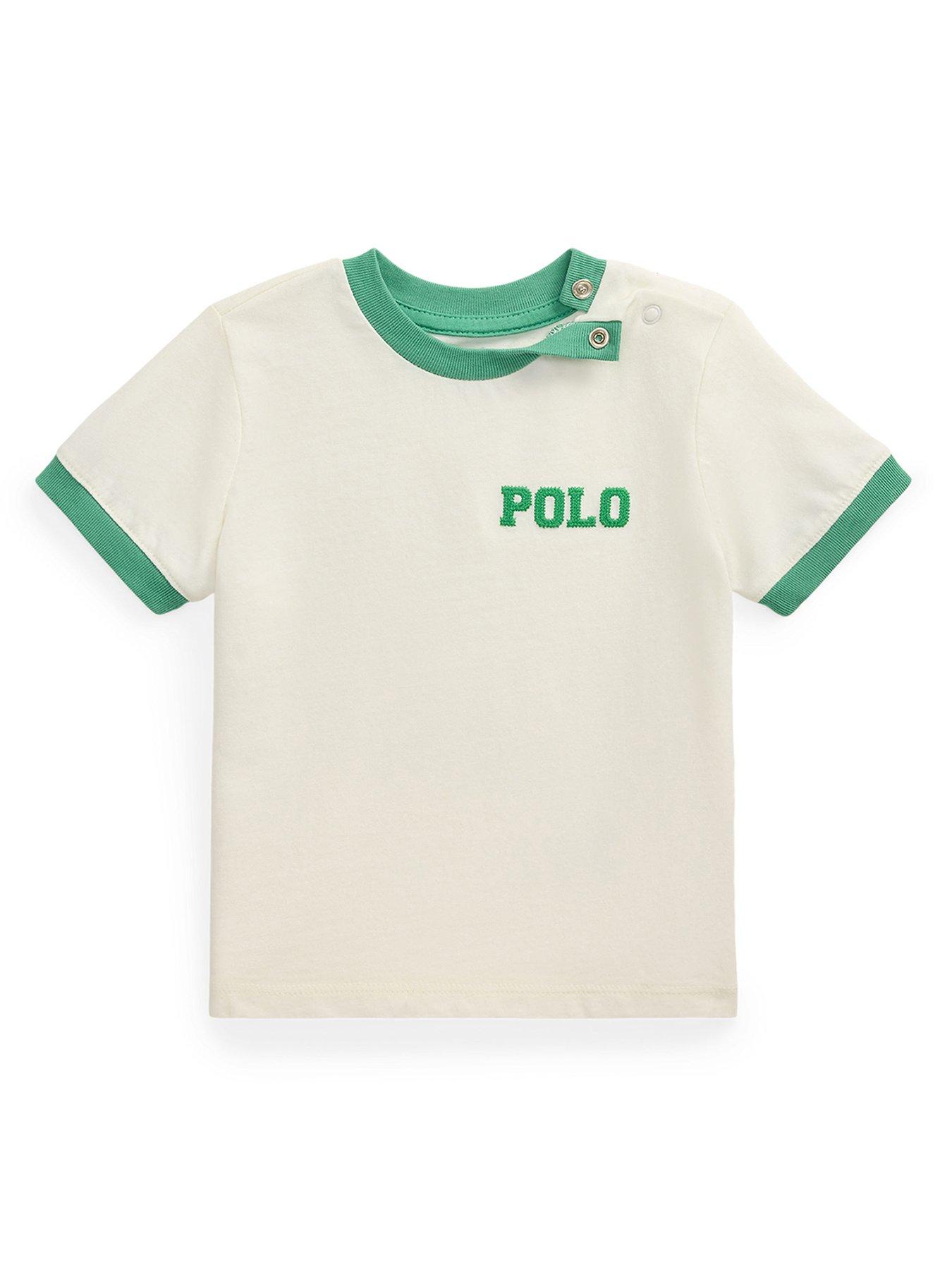 Polo Ralph Lauren Baby Boys Short Sleeve T-Shirt - Cream