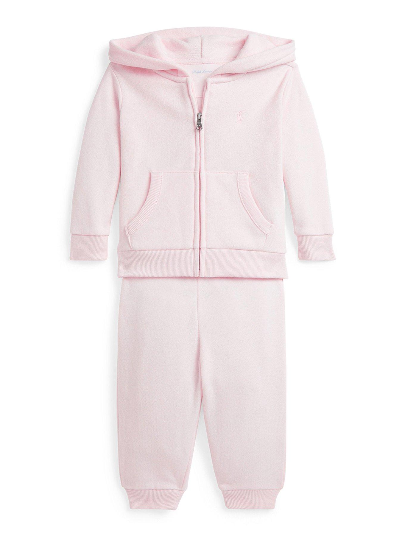 Polo Ralph Lauren Baby Girls Jog Set - Pink