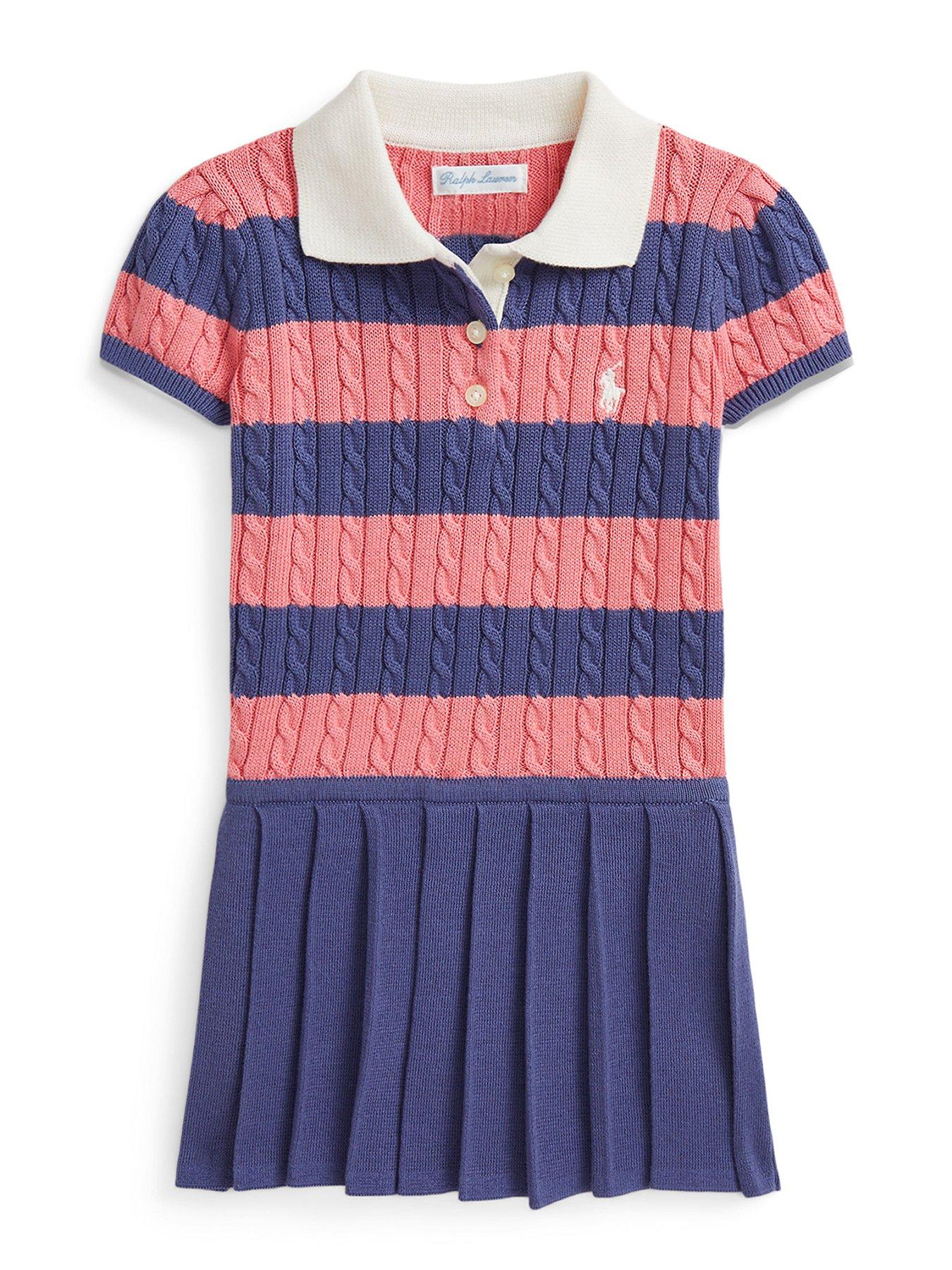 Polo Ralph Lauren Baby Girls Stripe Rugby Dress - Multi