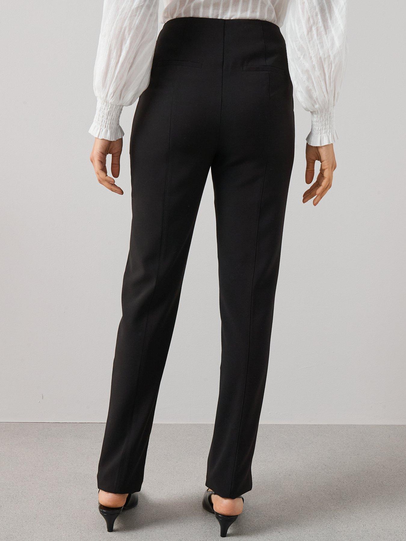 Image 2 of 6 of The Very Collection Womens Seamed Slim Leg Formal Trousers - Black