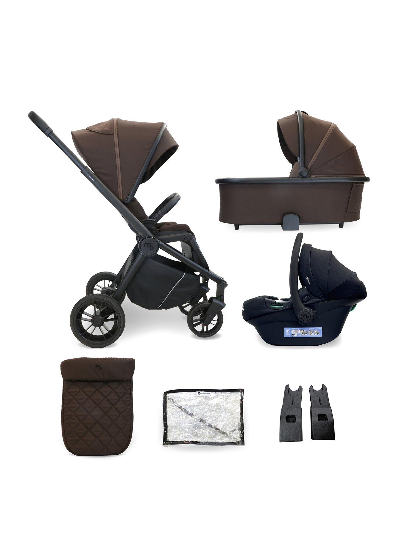 My Babiie MB450i 3-in-1 Travel System - Chocolate