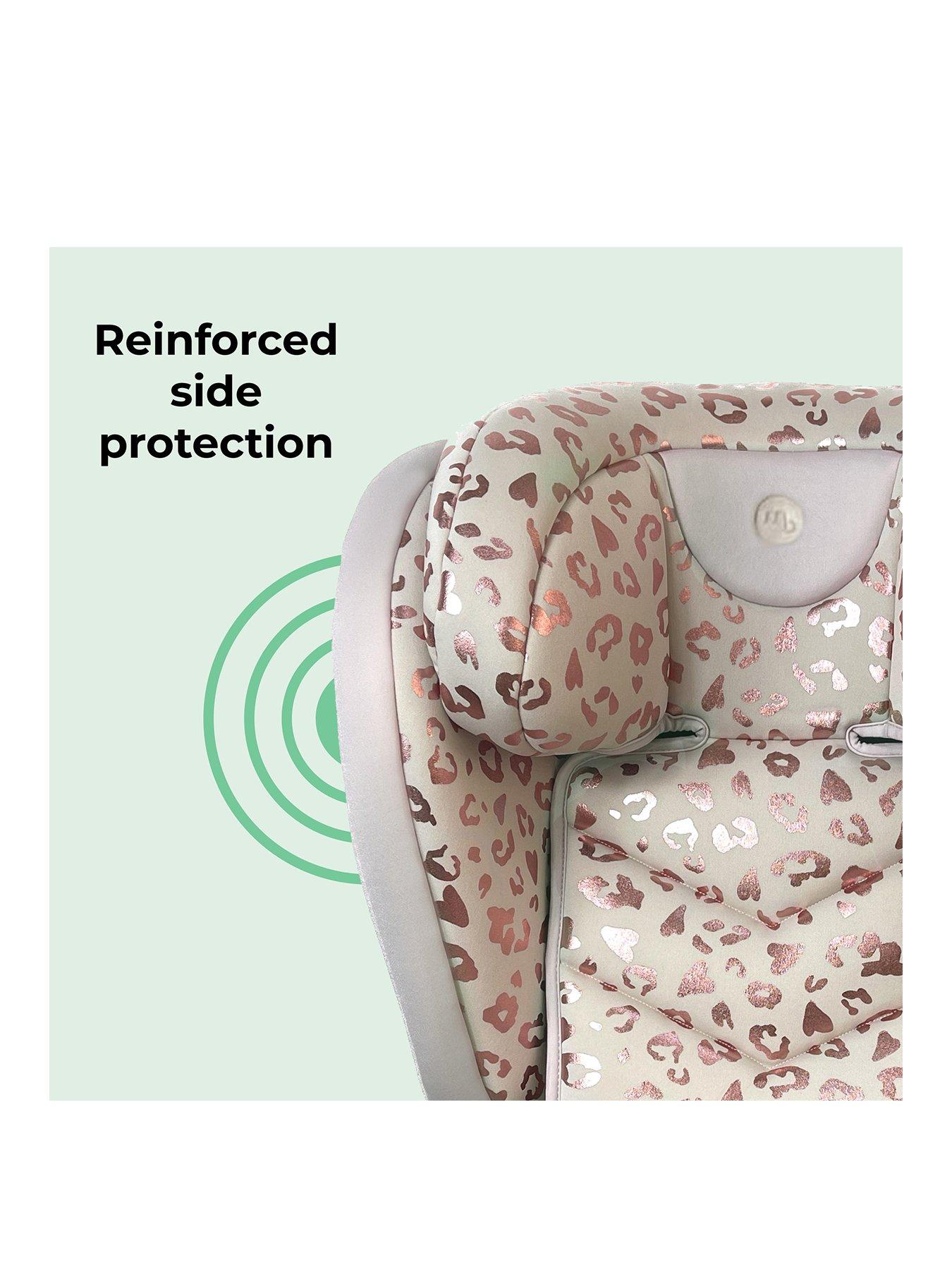 Image 3 of 7 of My Babiie My Babiie MBCS23 Lite i-Size (100-150cm) High Back Booster Car Seat - Blush Leopard