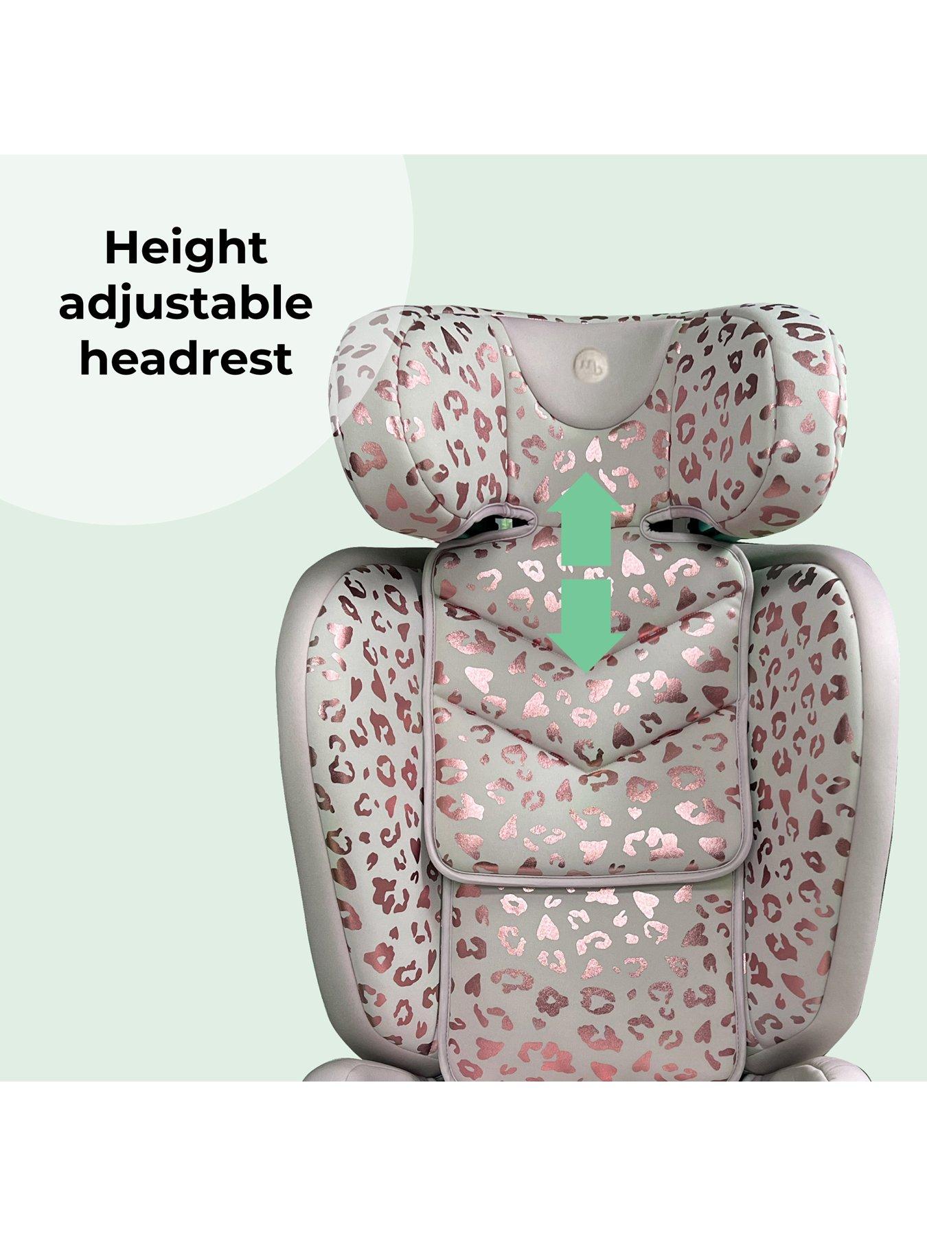 Image 4 of 7 of My Babiie My Babiie MBCS23 Lite i-Size (100-150cm) High Back Booster Car Seat - Blush Leopard