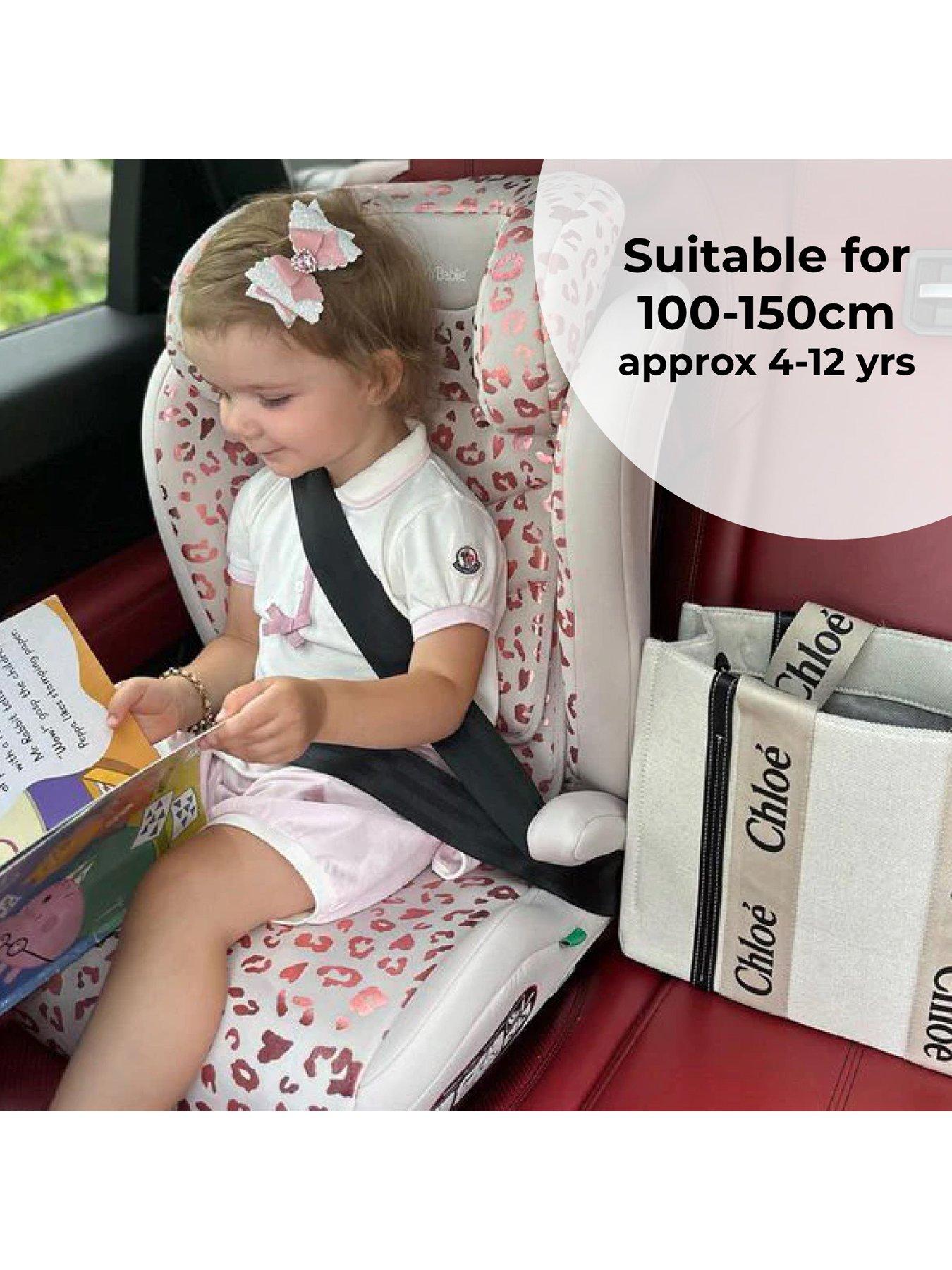Image 7 of 7 of My Babiie My Babiie MBCS23 Lite i-Size (100-150cm) High Back Booster Car Seat - Blush Leopard