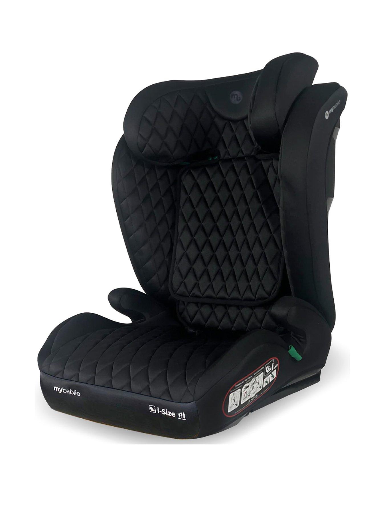 undefined My Babiie MBCS23 Lite i-Size (100-150cm) High Back Booster Car Seat - Quilted Black