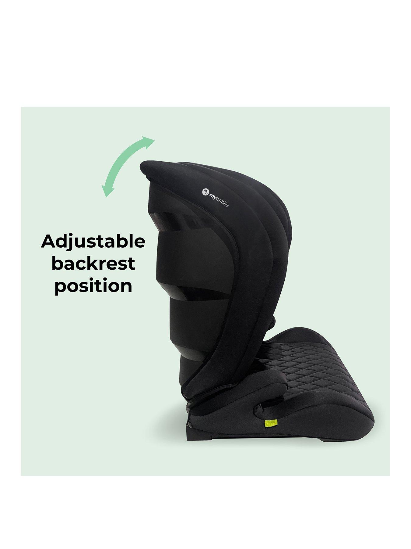 Image 2 of 7 of My Babiie My Babiie MBCS23 Lite i-Size (100-150cm) High Back Booster Car Seat - Quilted Black