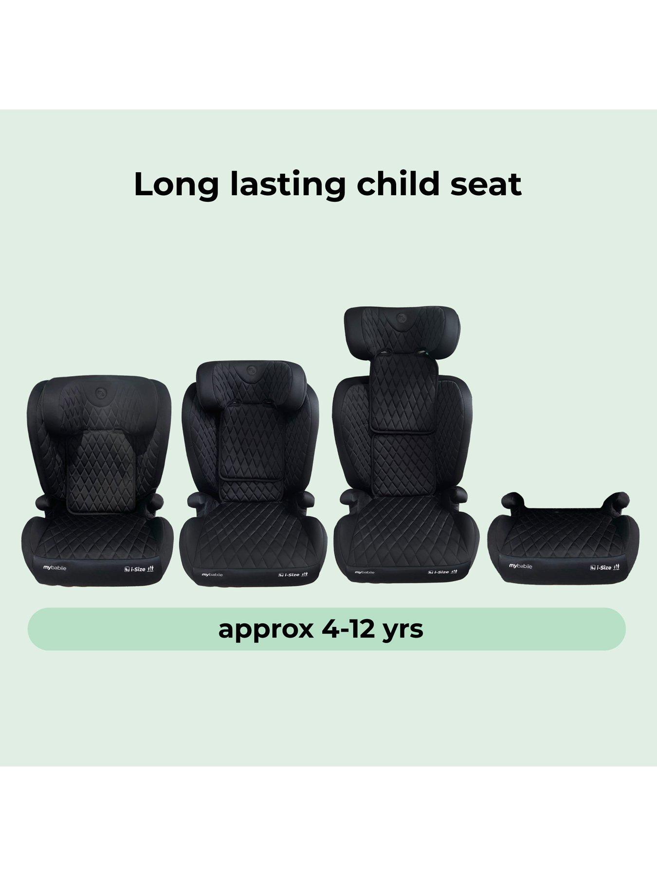 Image 4 of 7 of My Babiie My Babiie MBCS23 Lite i-Size (100-150cm) High Back Booster Car Seat - Quilted Black