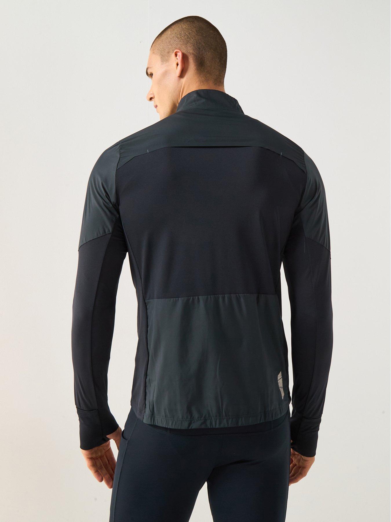 Image 2 of 6 of Ronhill Men's Running Tech Wind-block 1/2 Zip - Black
