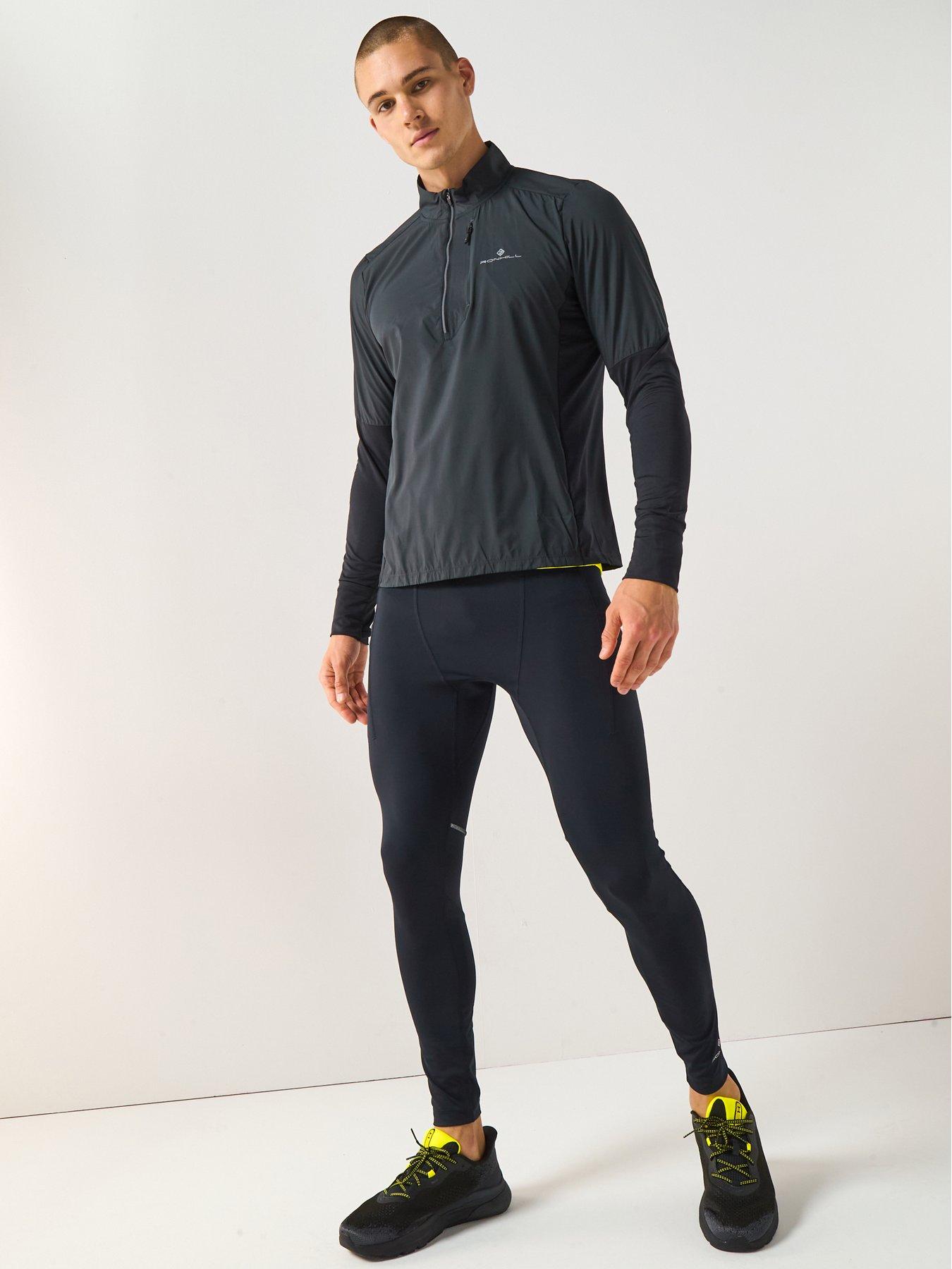 Image 3 of 6 of Ronhill Men's Running Tech Wind-block 1/2 Zip - Black