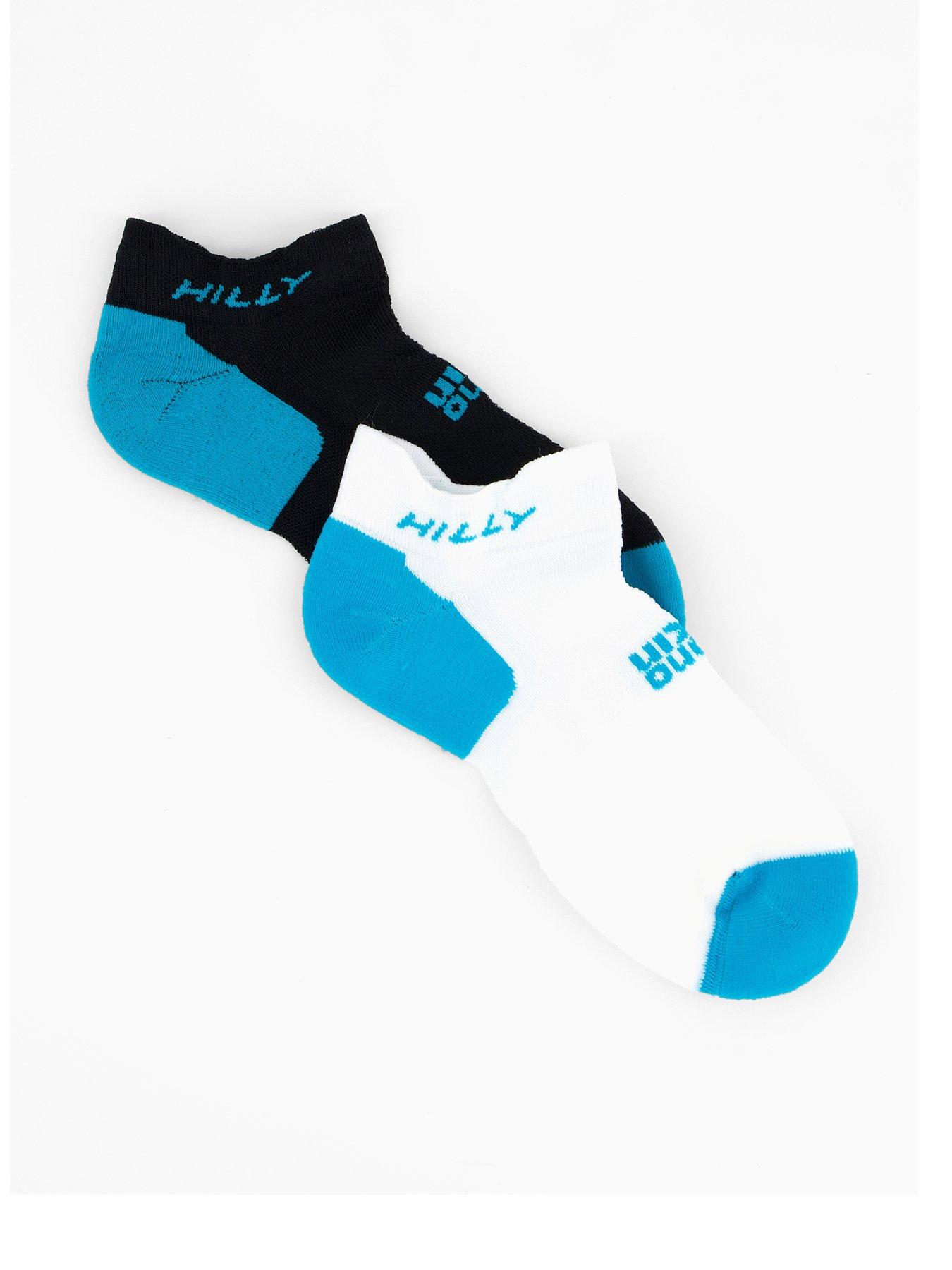 hilly-running-twin-pack-active-quarter-socks-whitefront