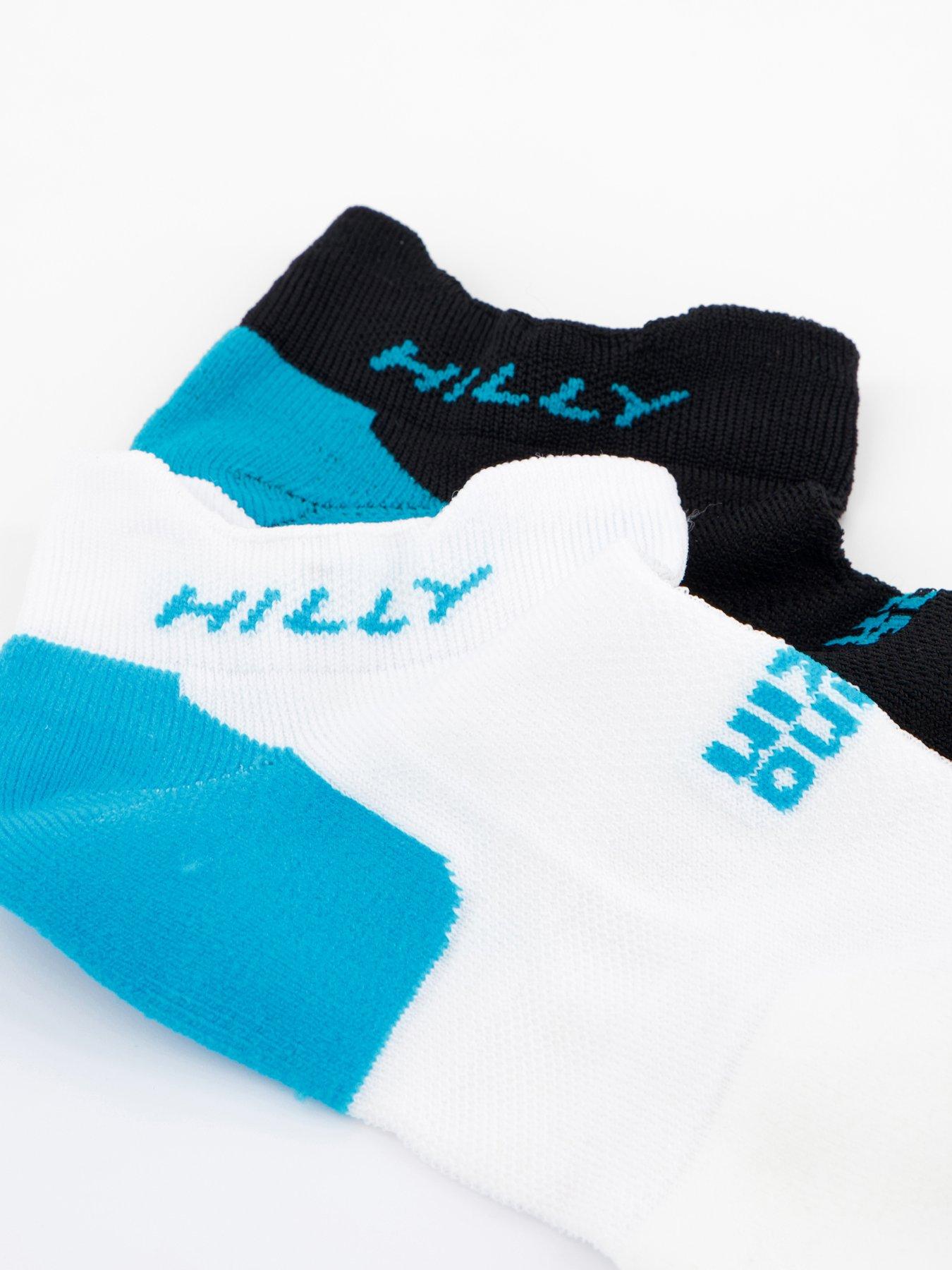 hilly-running-twin-pack-active-quarter-socks-whitedetail