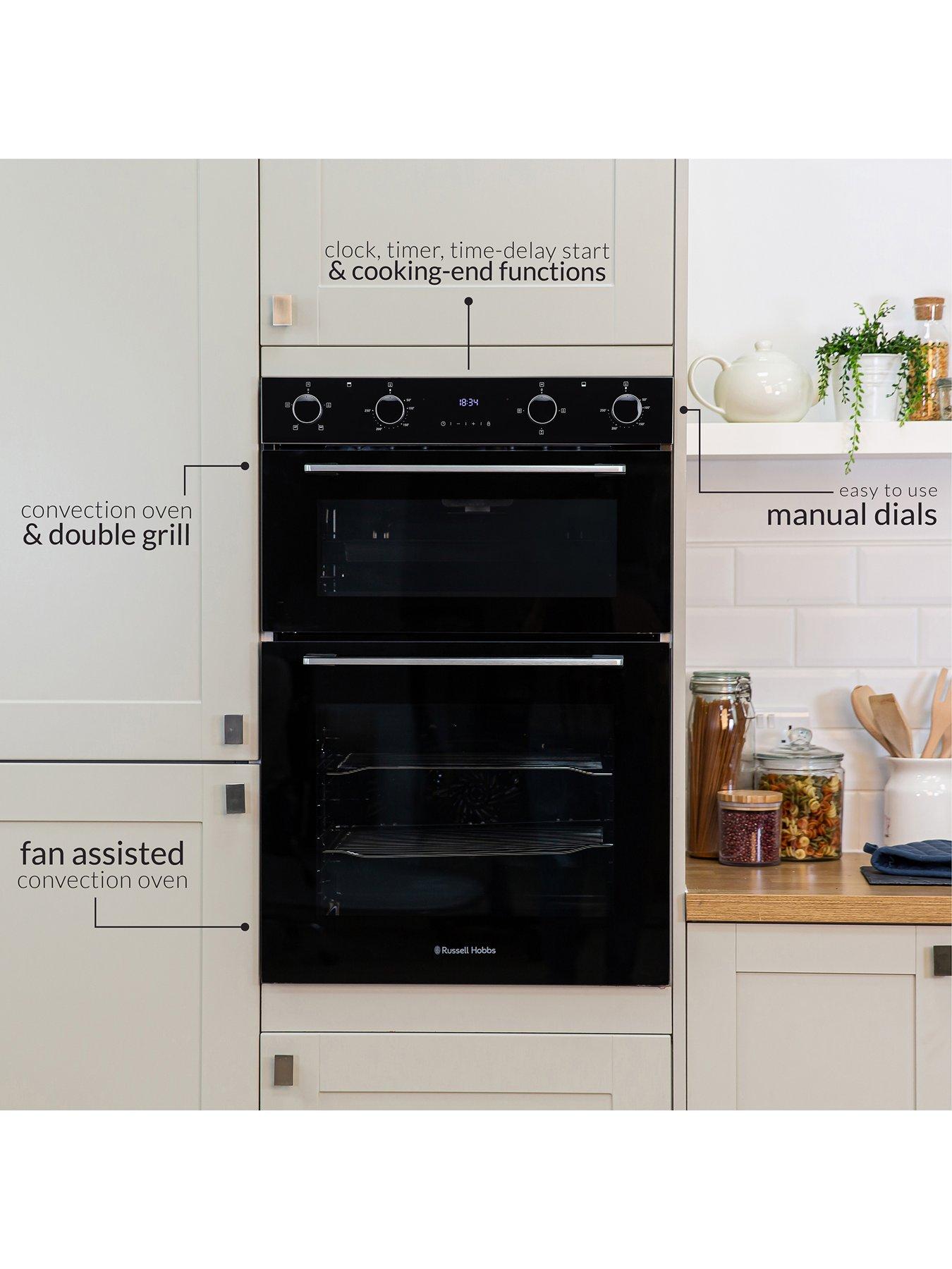 Image 3 of 6 of Russell Hobbs Russell Hobbs RH89DEO2001B/01 Built-In 89CM High Electric Double Oven in Black