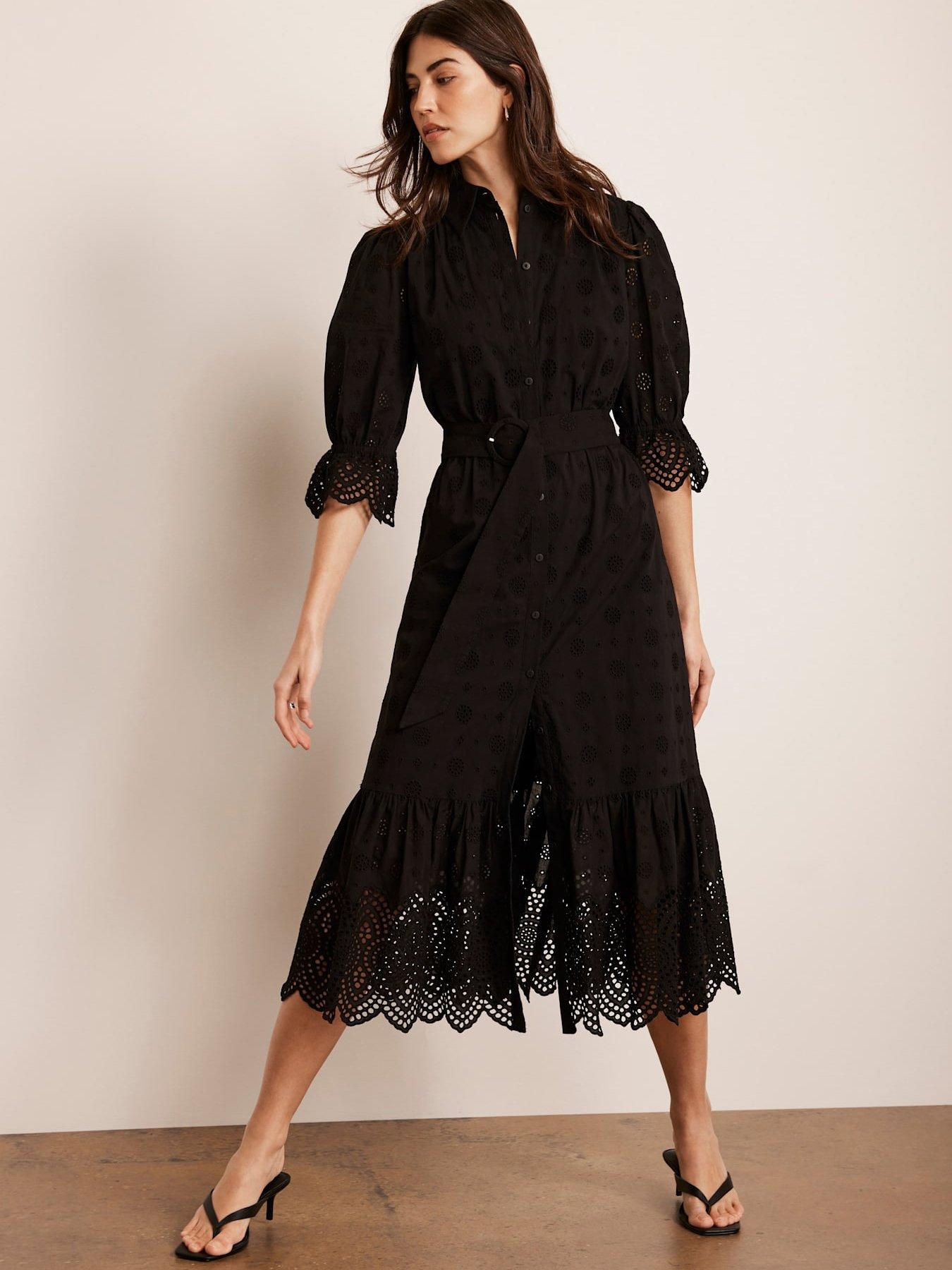 bridesmaid dress navy blue Emery Satin Bridesmaid Dress