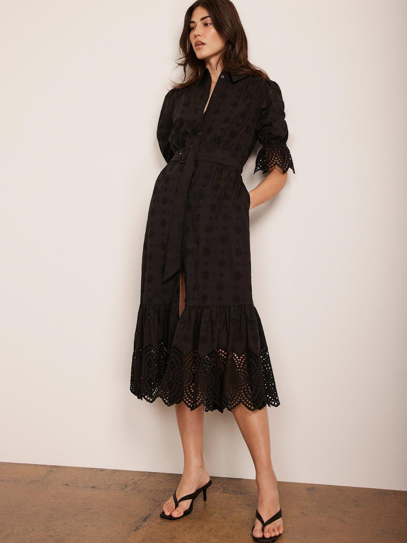 mint-velvet-broderie-midi-dress-blackstillFront