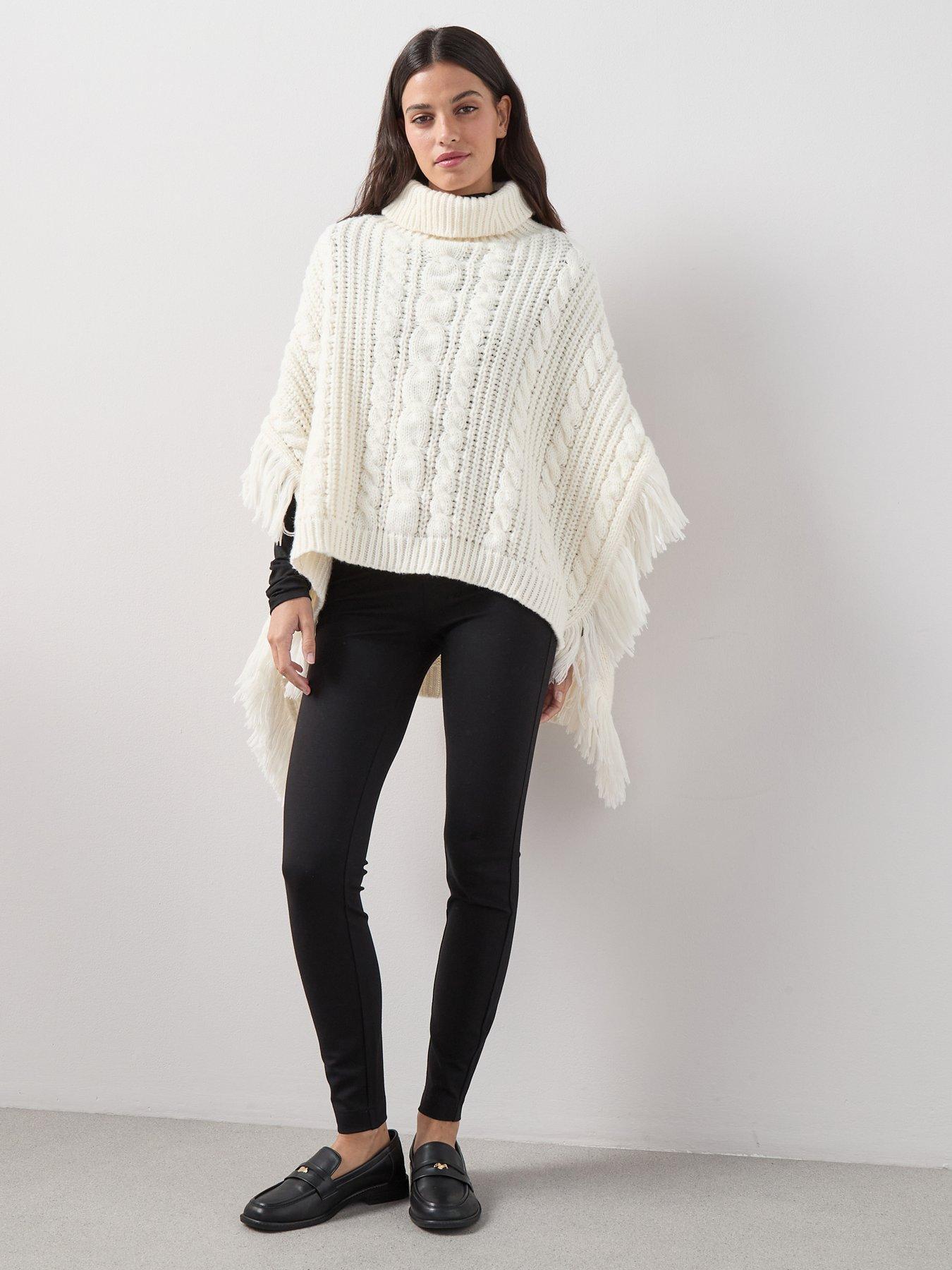 the-very-collection-cable-knit-fringe-trim-wrap-cream