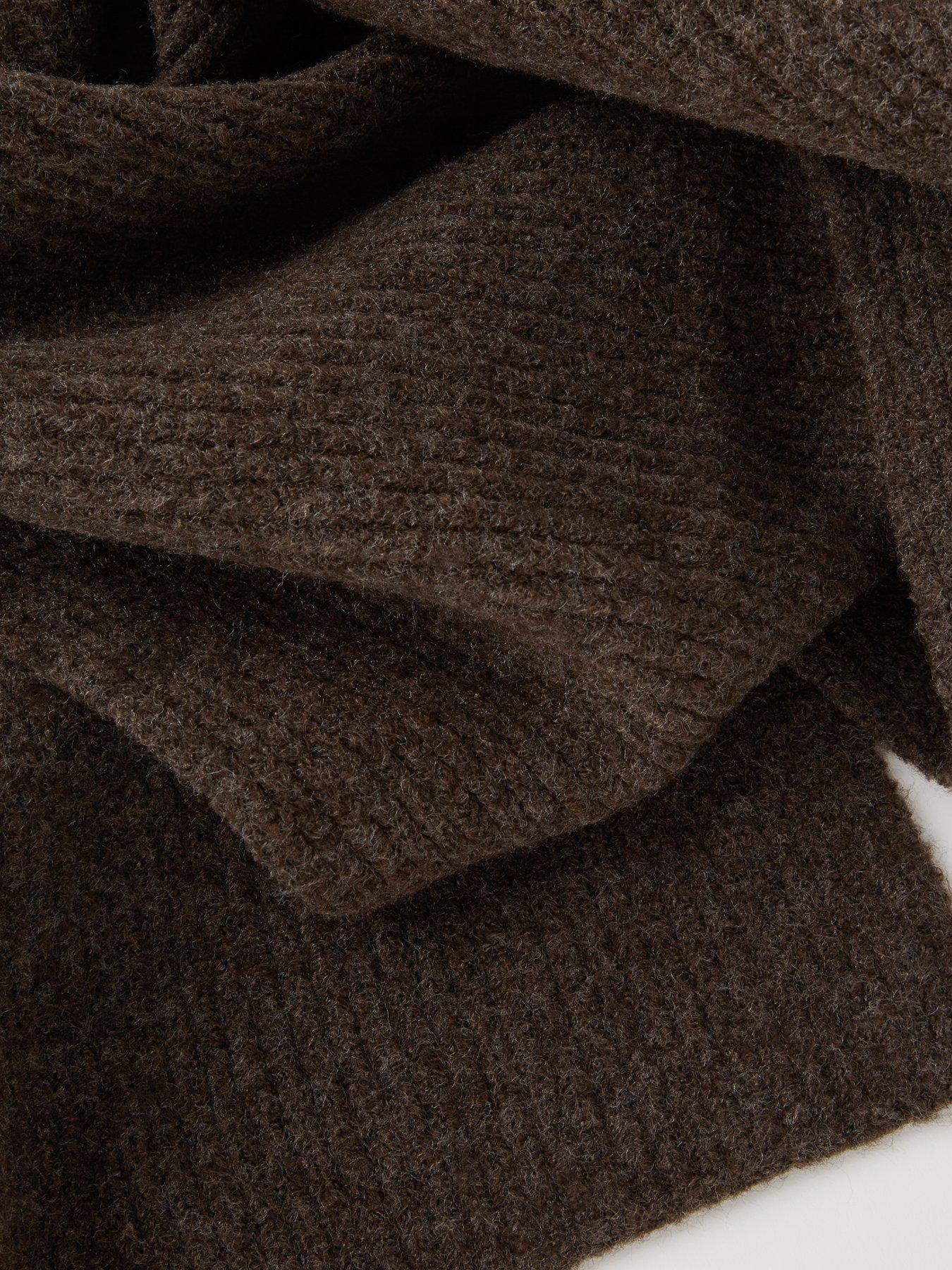 the-very-collection-knitted-rib-scarf-chocolateoutfit