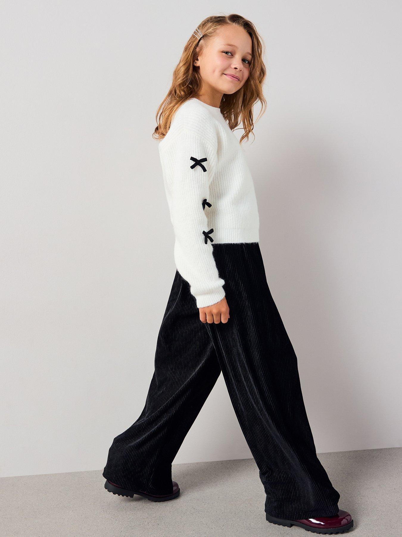 v-by-very-girls-3d-bow-sleeve-detail-jumper-multistillFront