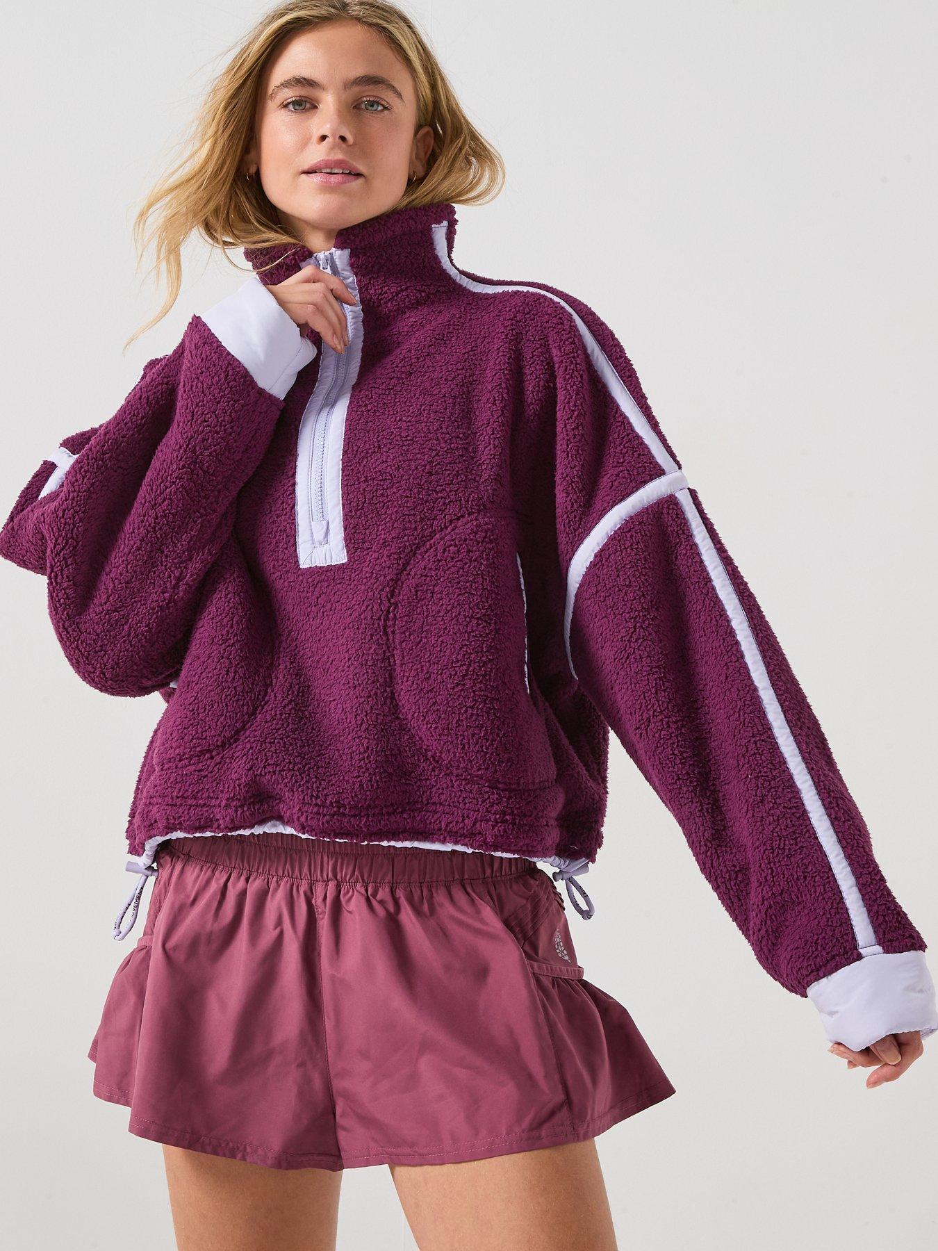 Image 5 of 5 of FP Movement Womens Training Get Your Flirt On Short - Burgundy