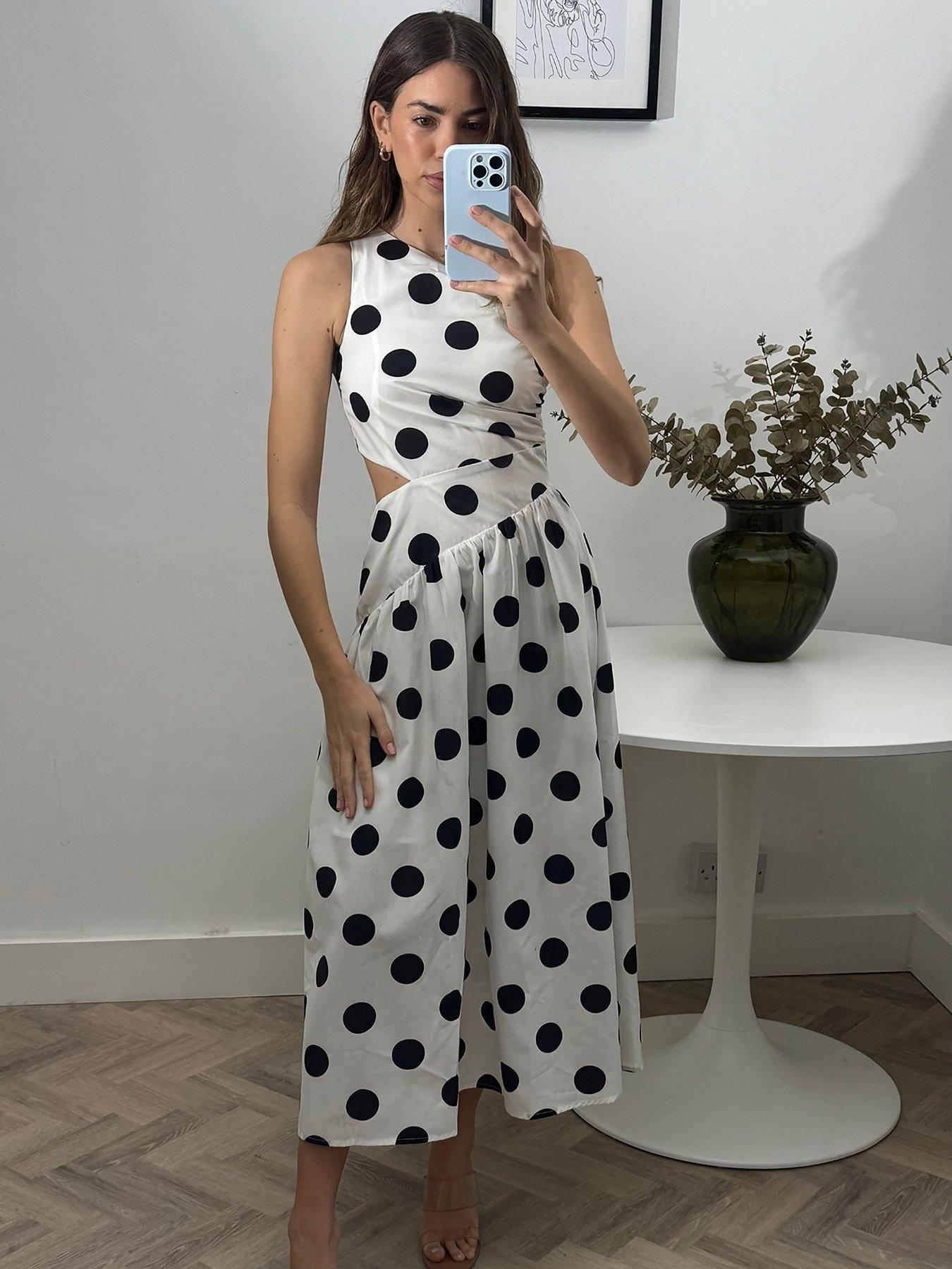 Image 1 of 4 of Style Cheat Jasmine Spot Dress - Multi