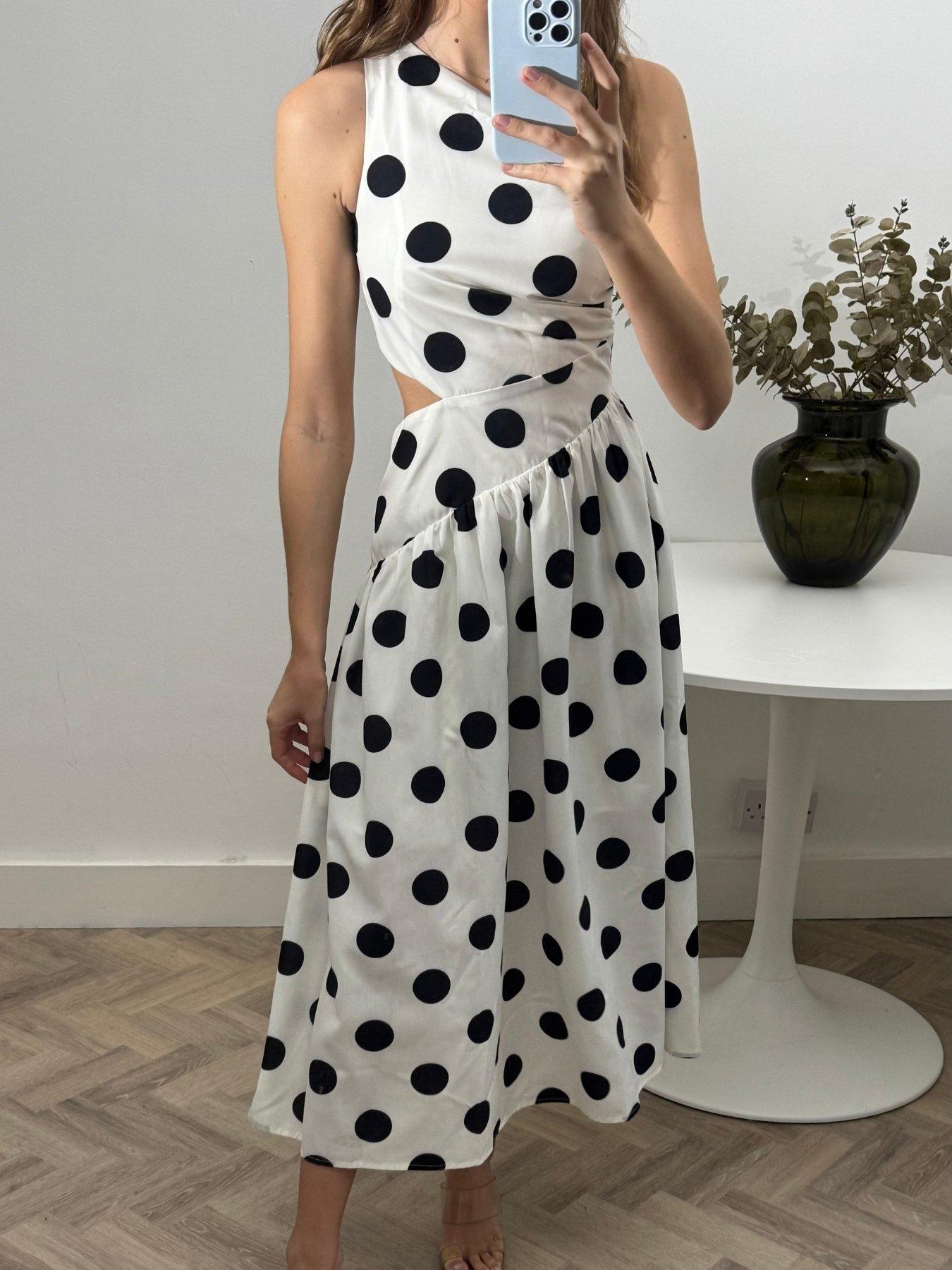 Image 2 of 4 of Style Cheat Jasmine Spot Dress - Multi
