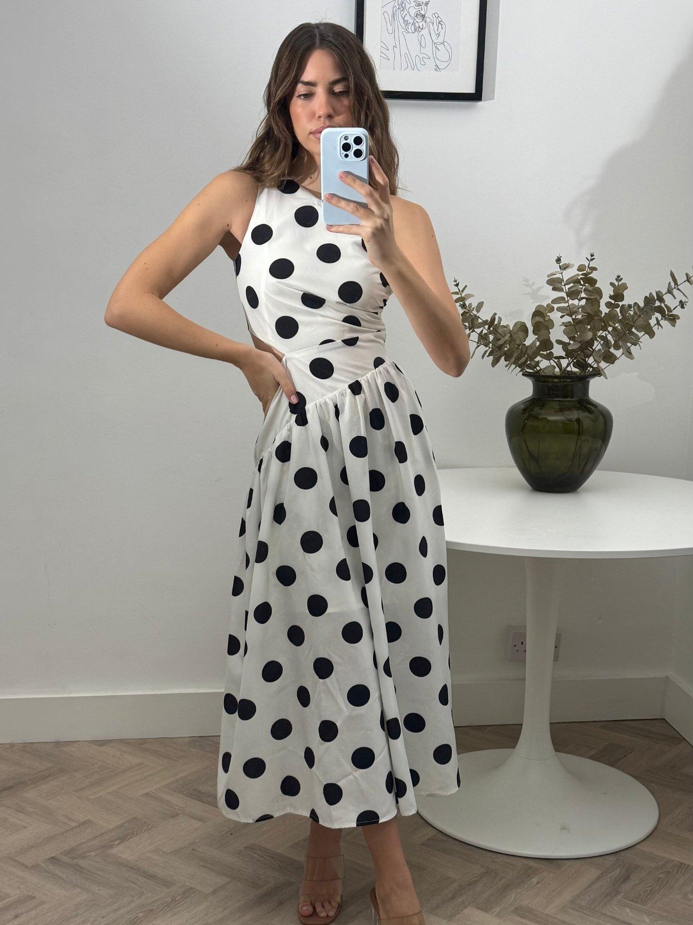 Image 4 of 4 of Style Cheat Jasmine Spot Dress - Multi