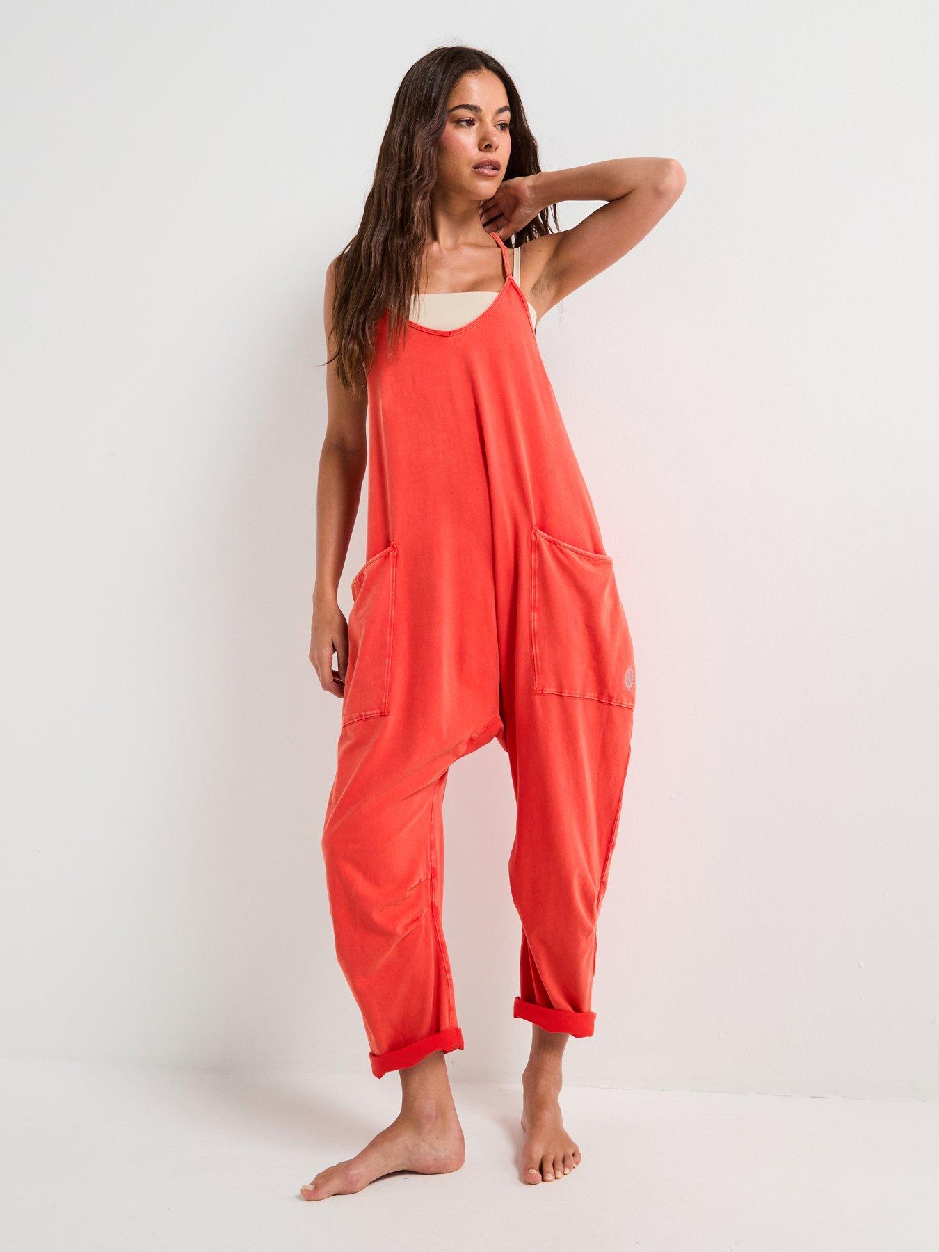 FP Movement Womens Training Hot Shot All-In-One - Red