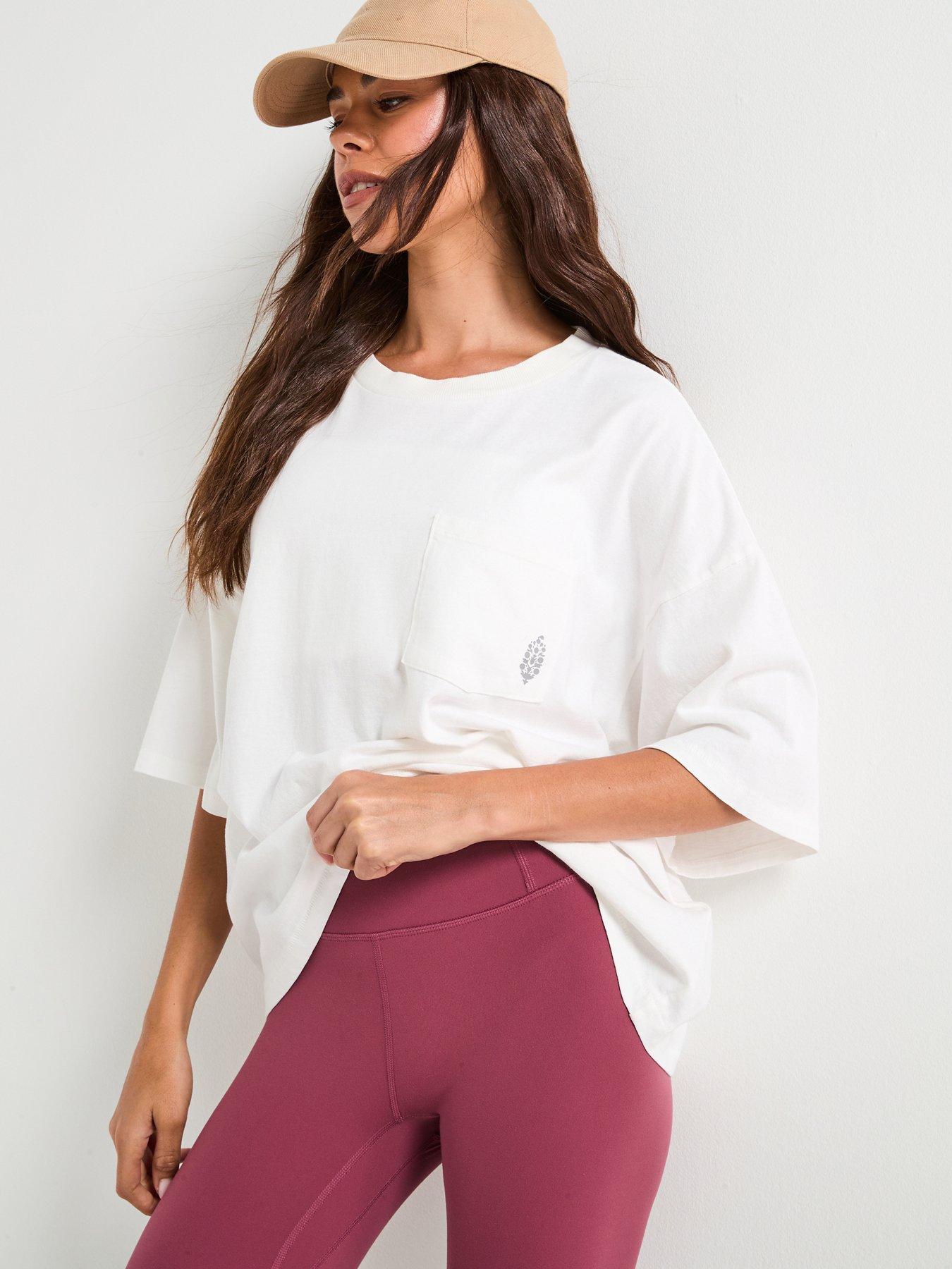 FP Movement Womens Training Logo Tackle Tee - White